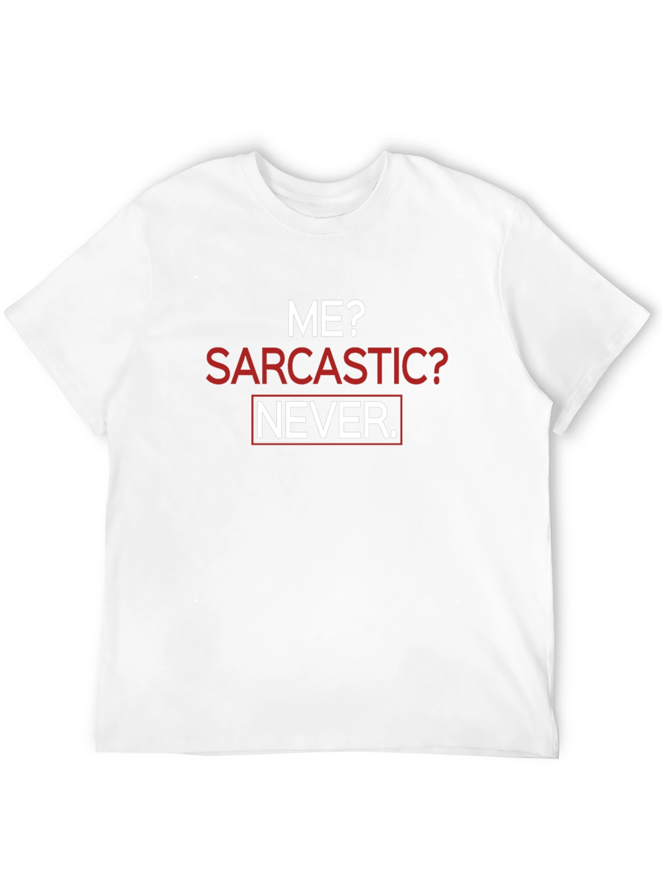 Black Sarcastic? Never. Graphic Tee view 12