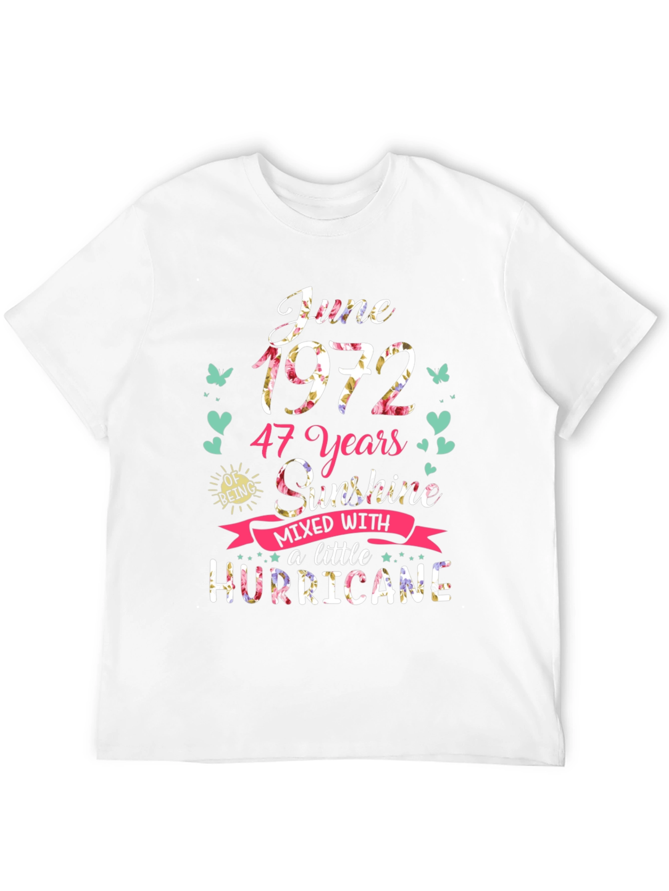 Black June 1972 Sunshine Hurricane T-Shirt view 12