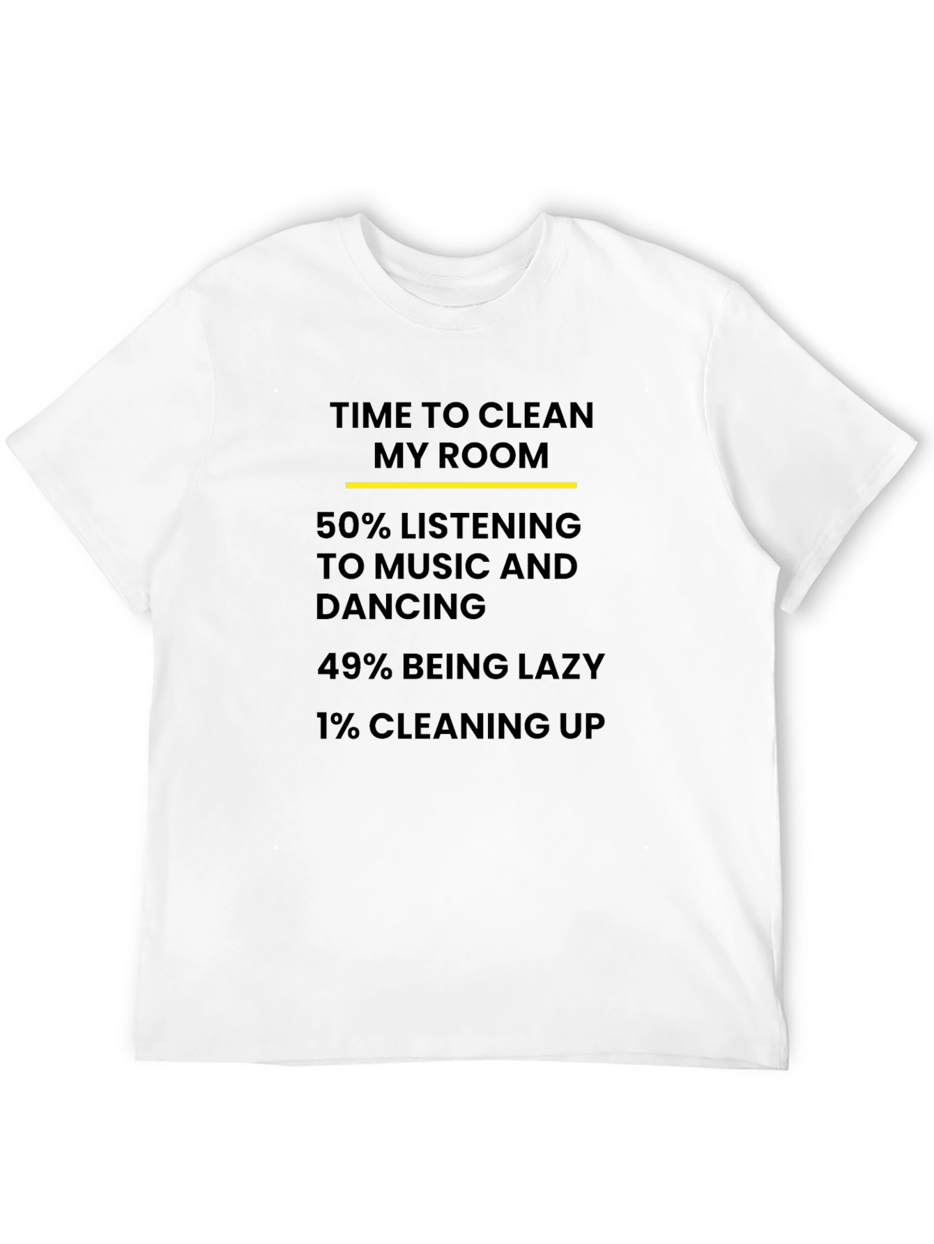 Black Funny Time to Clean My Room T-Shirt view 12