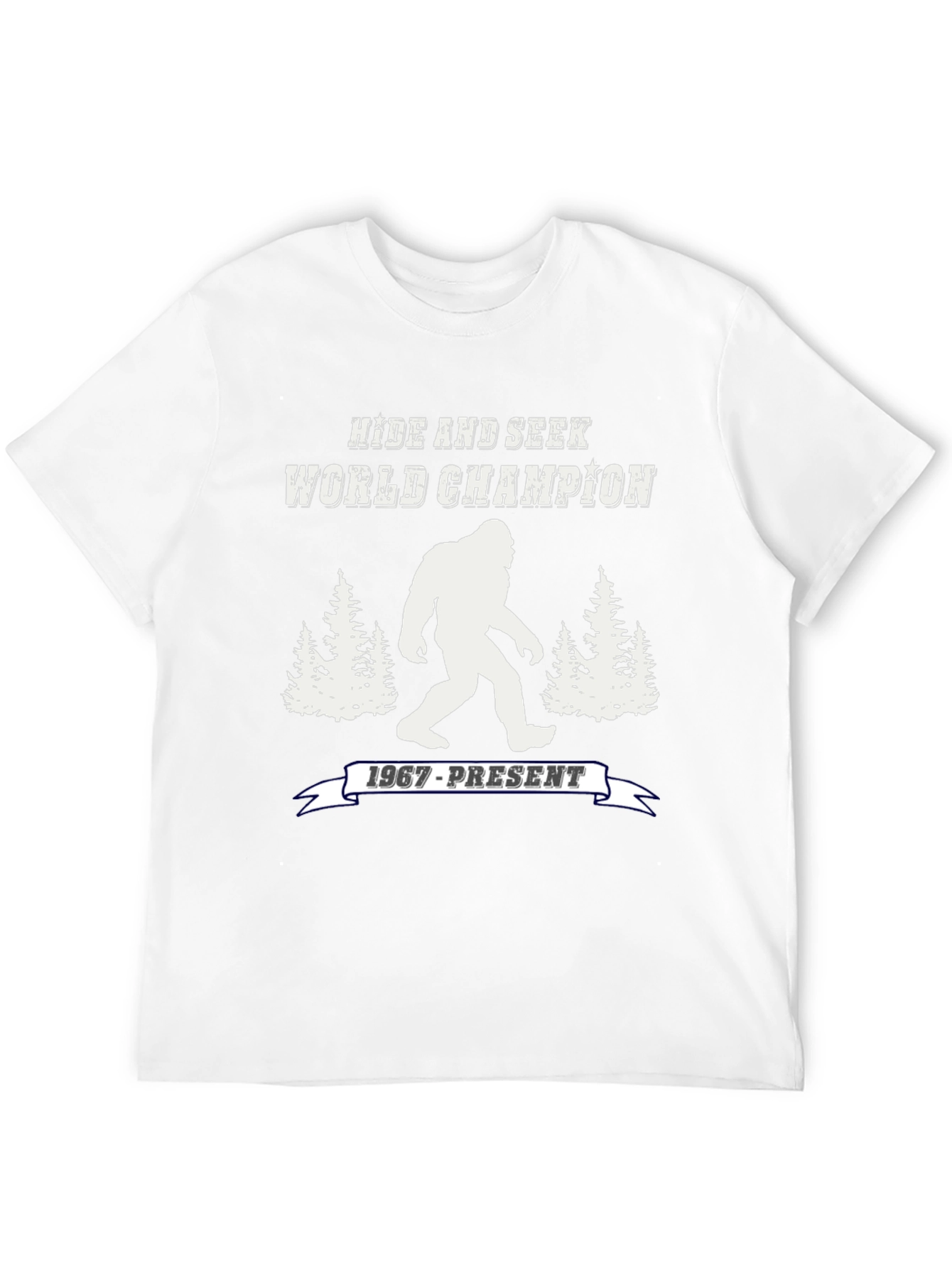 Black Hide and Seek World Champion Bigfoot T-Shirt view 12