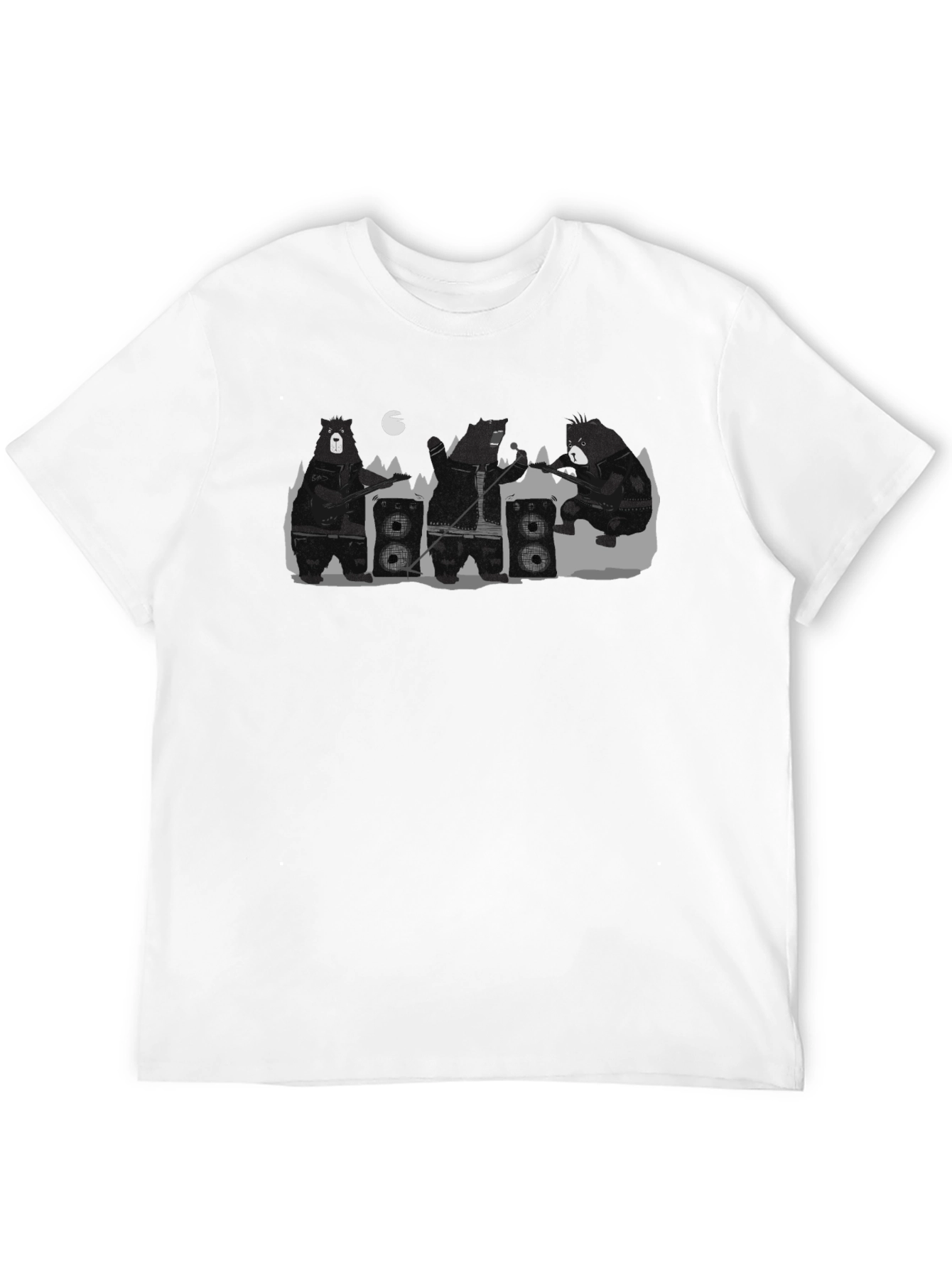 Black Bear Band Graphic Print T-Shirt view 12