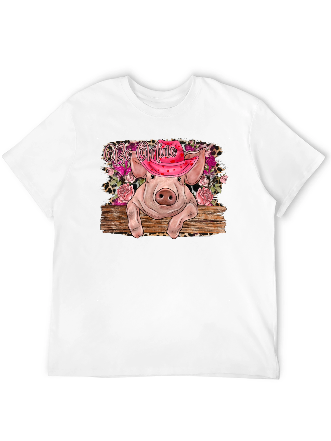 Black Valentine's Pig Graphic Tee view 12