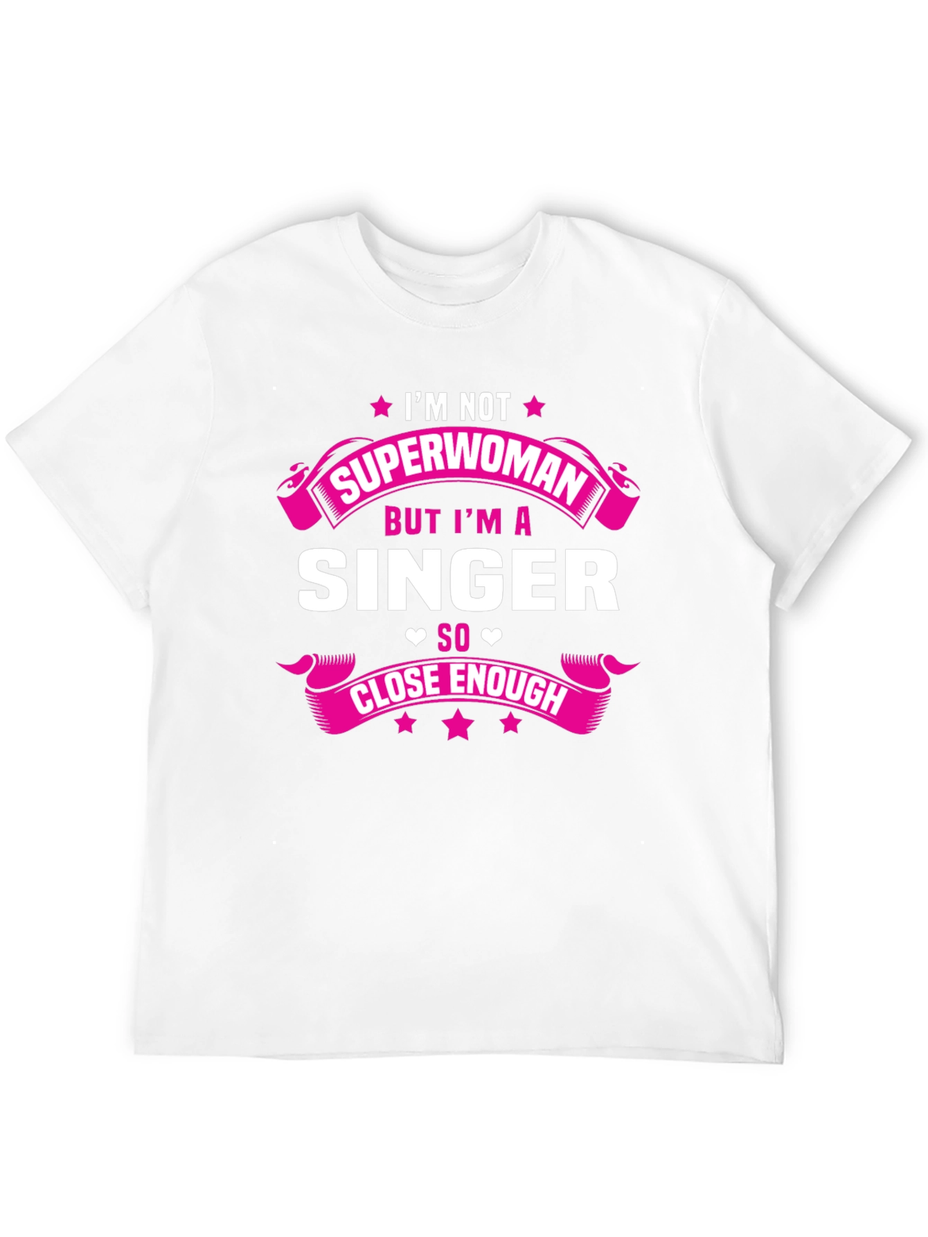 Black Singer Superwoman T-Shirt - Black, Cotton Blend view 12