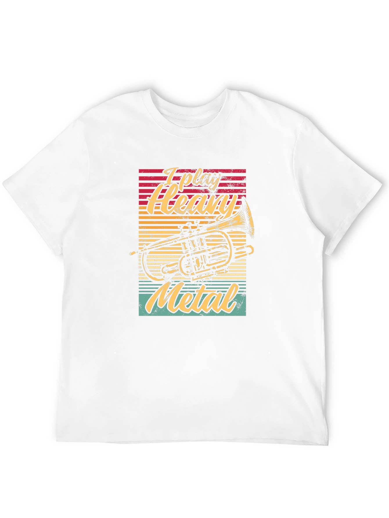 Black I Play Heavy Metal T-Shirt view 12