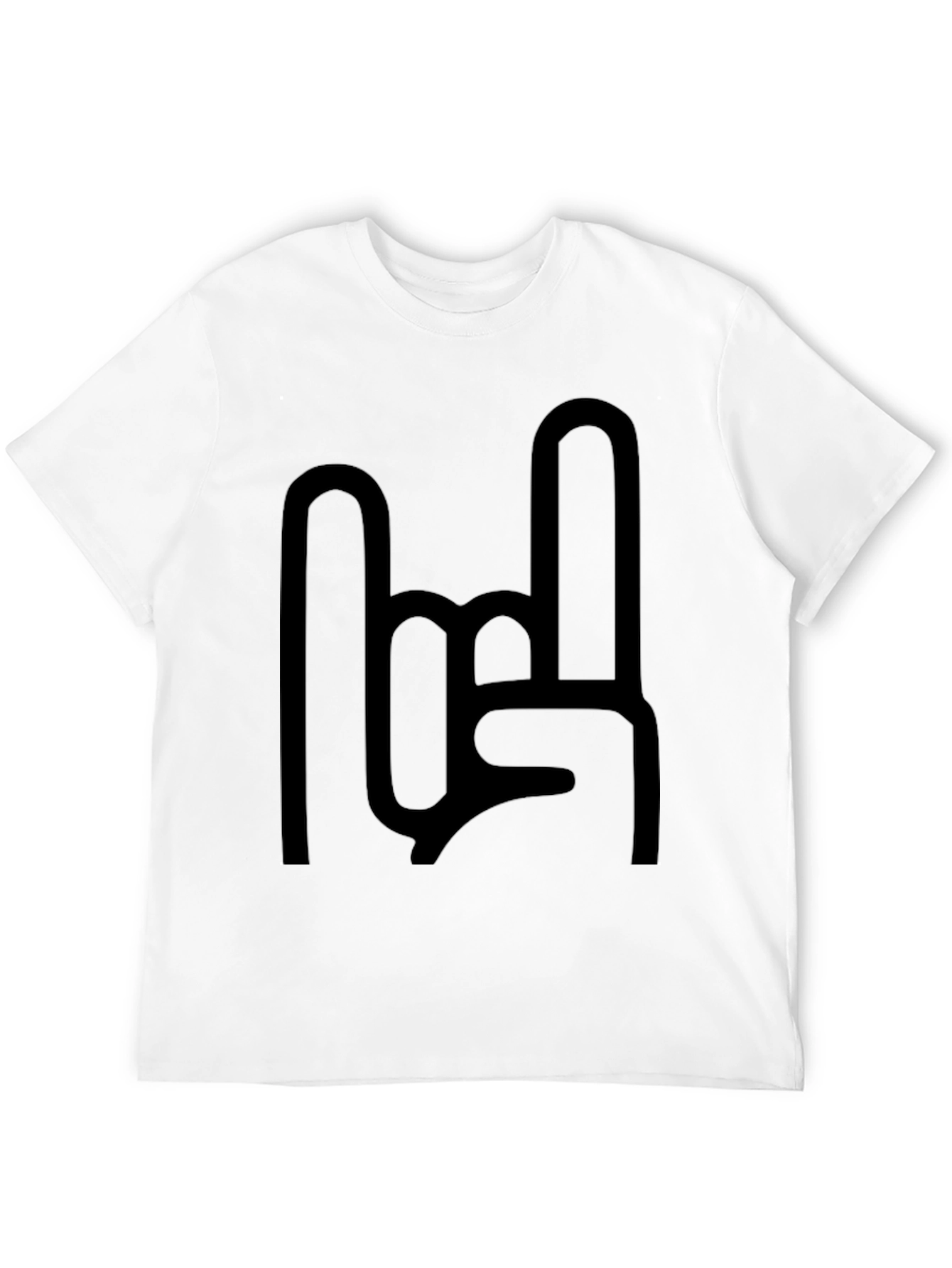 Black Rock On Graphic Tee - Black Casual T-Shirt view 12