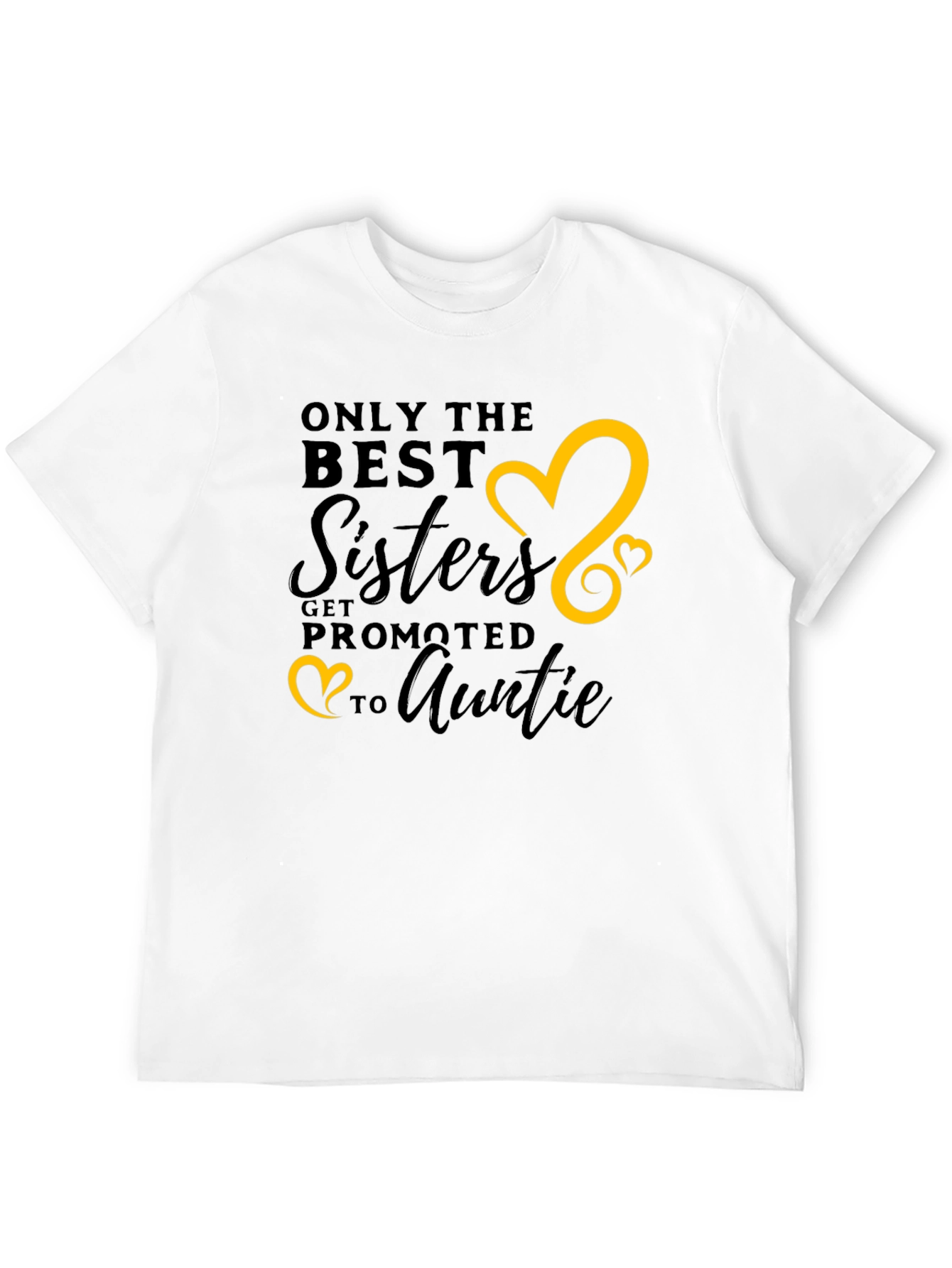 Black Best Sisters Get Promoted to Auntie T-Shirt view 12