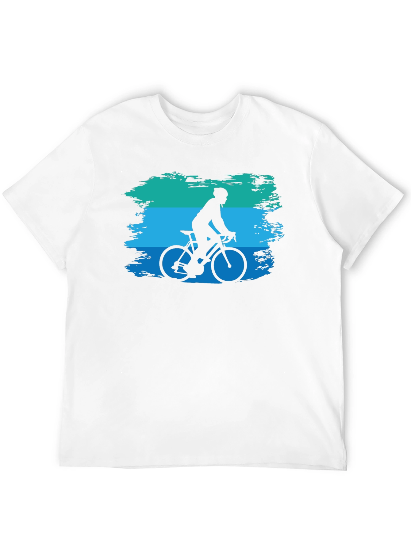 Black Cycling Silhouette Graphic Tee - Black view 12