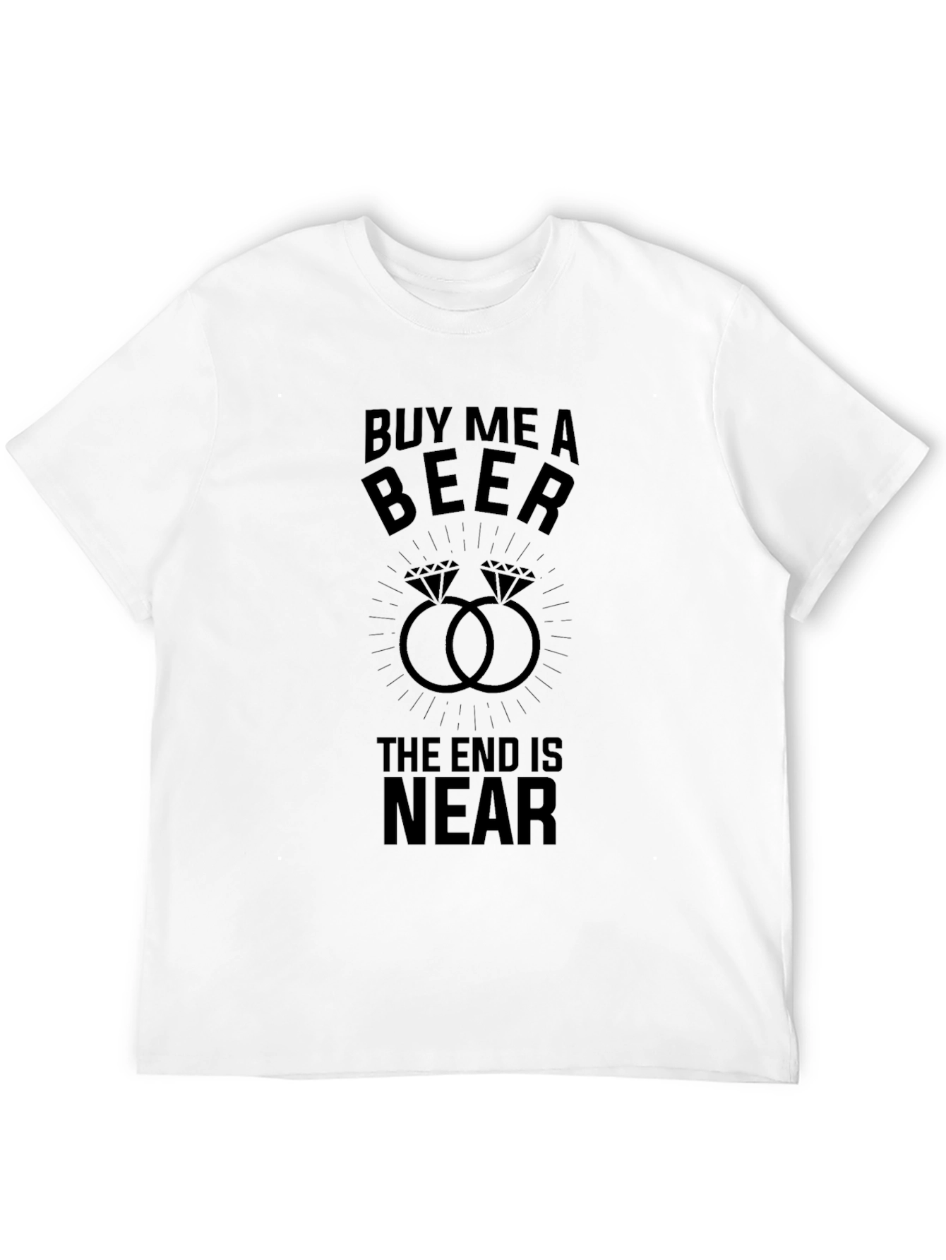 Black Buy Me a Beer Funny Bachelor Party T-Shirt view 12