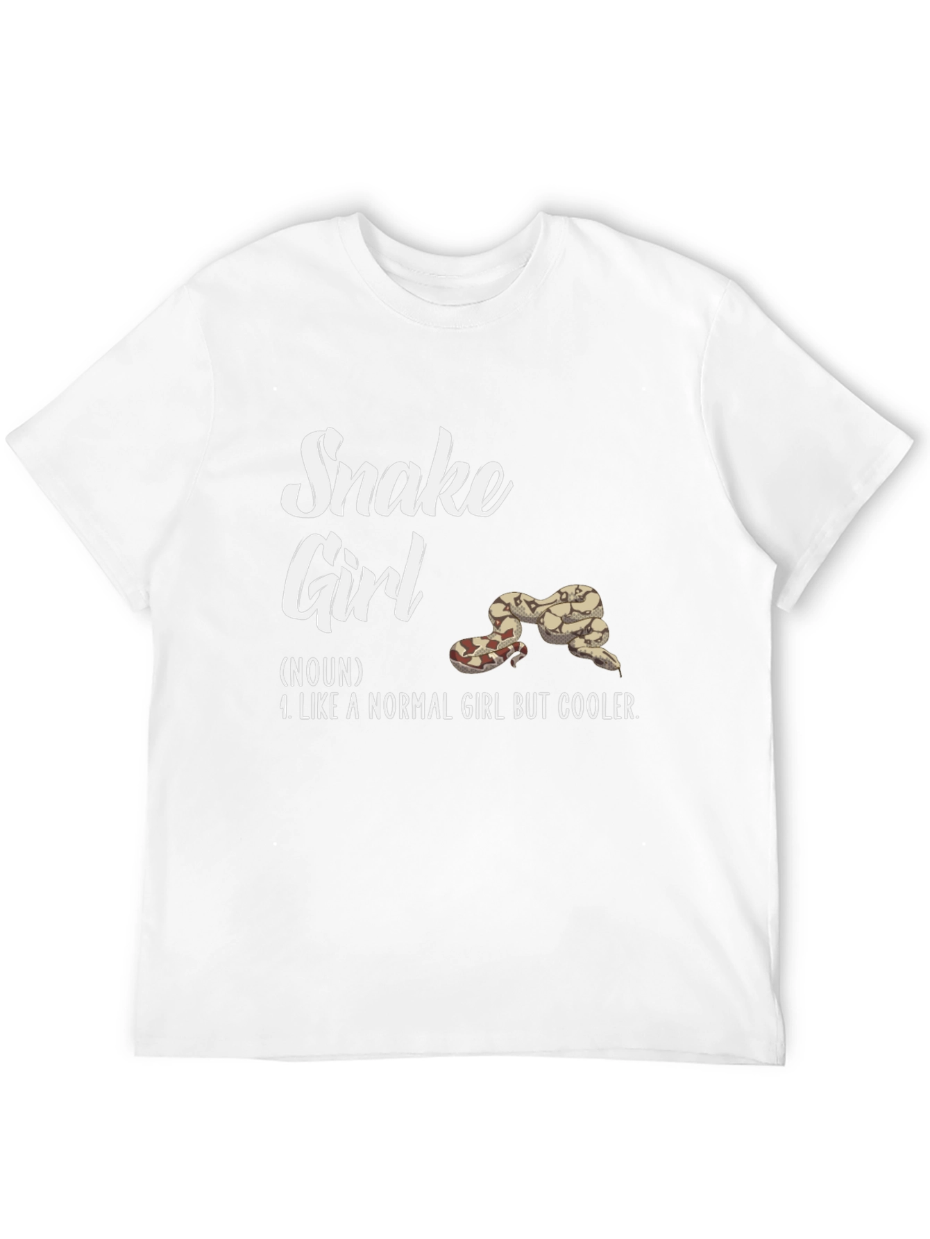 Black Snake Girl T-Shirt - Reptile Lover Tee view 12