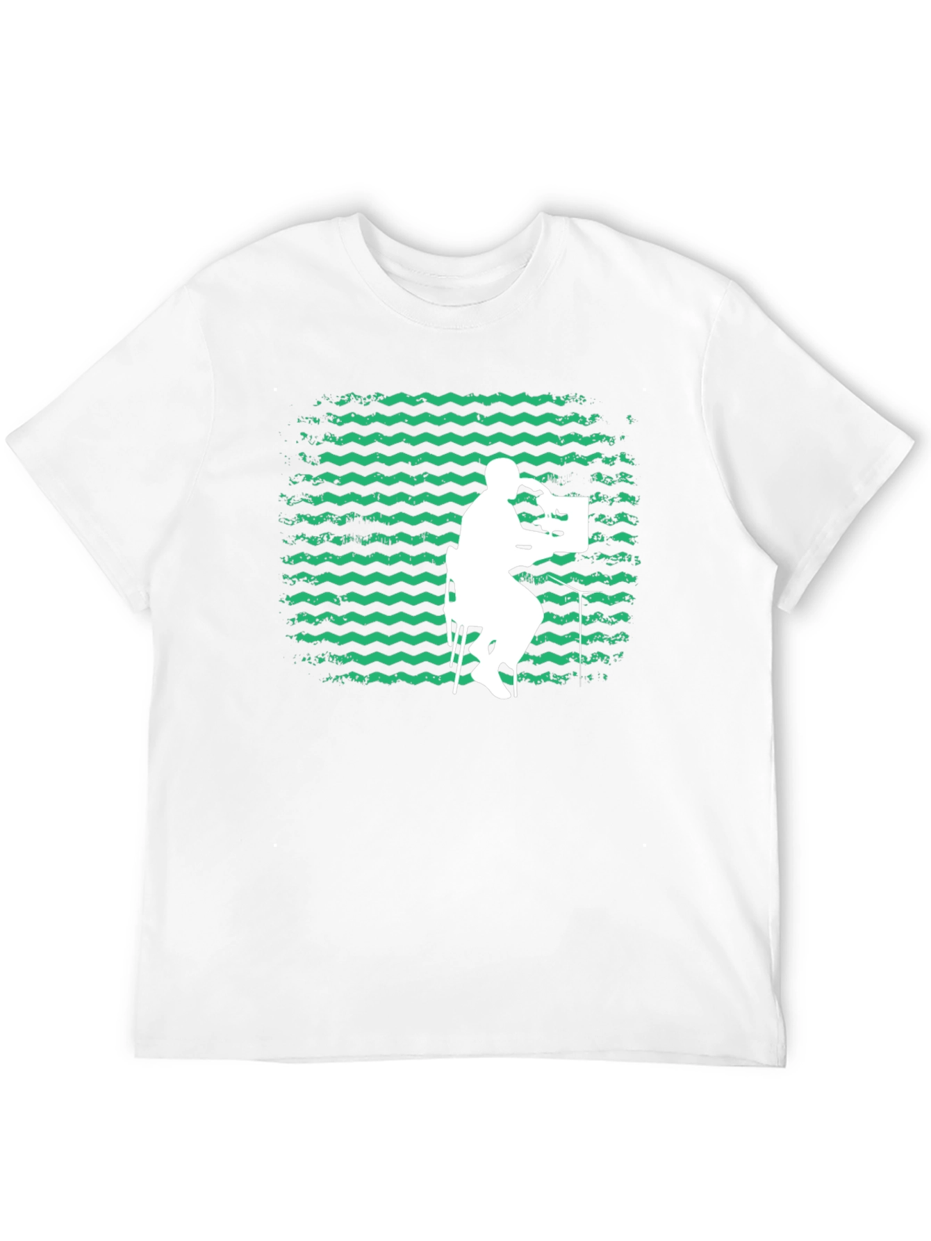 Black Retro Silhouette T-Shirt view 12