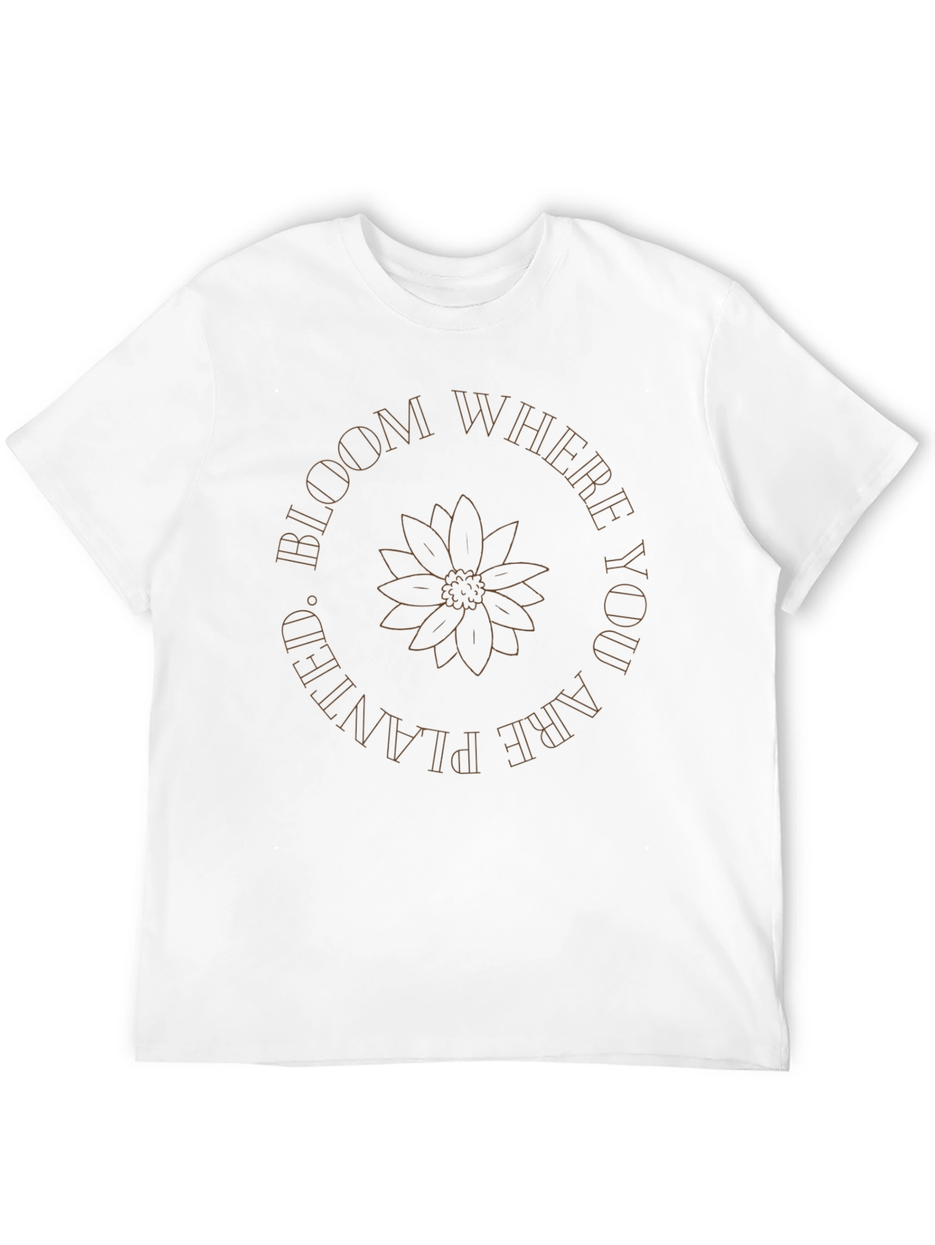 Black Bloom Where You Are Planted Tee view 12