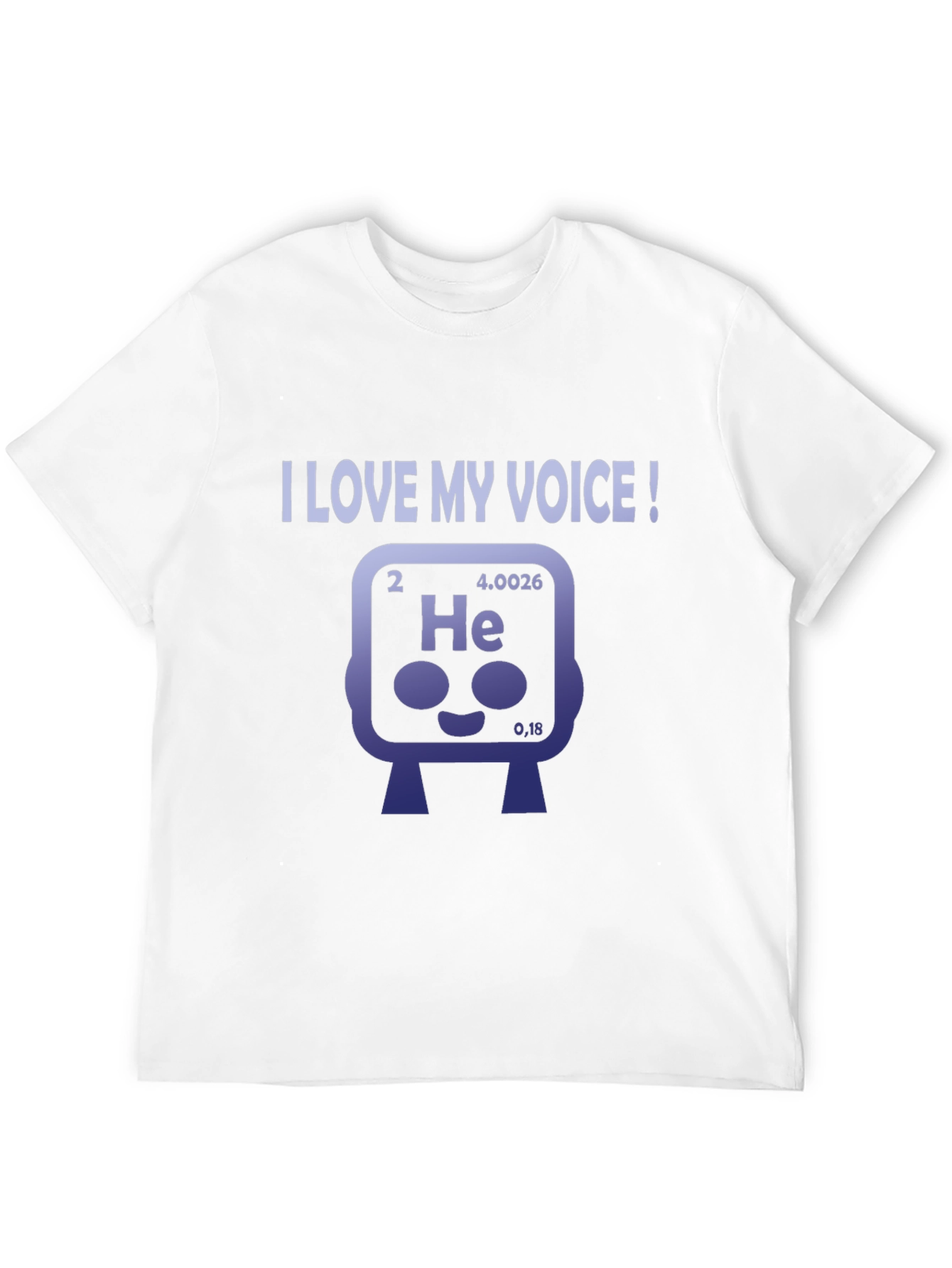 Black I Love My Voice Helium Element T-Shirt view 12