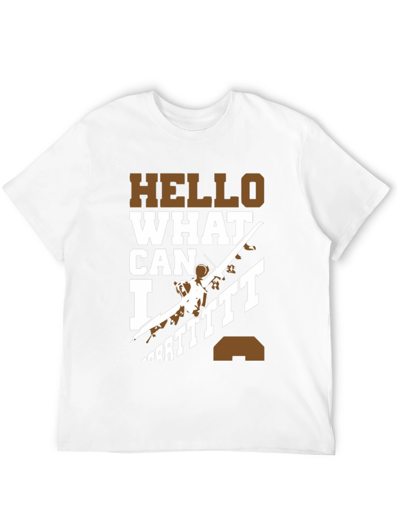 Black Hello What Can I Do T-Shirt view 12