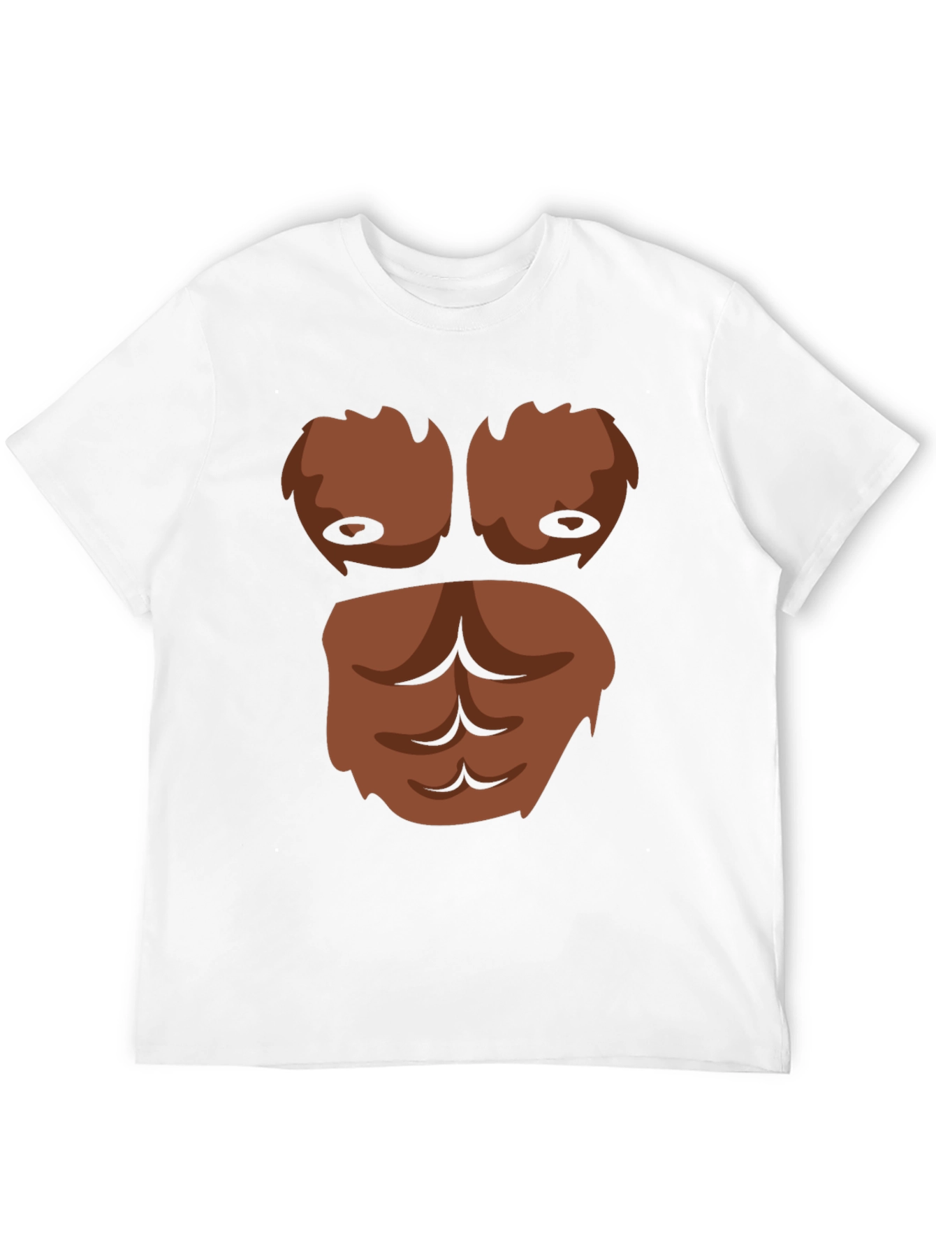 Black Gorilla Chest Funny Graphic T-Shirt view 12