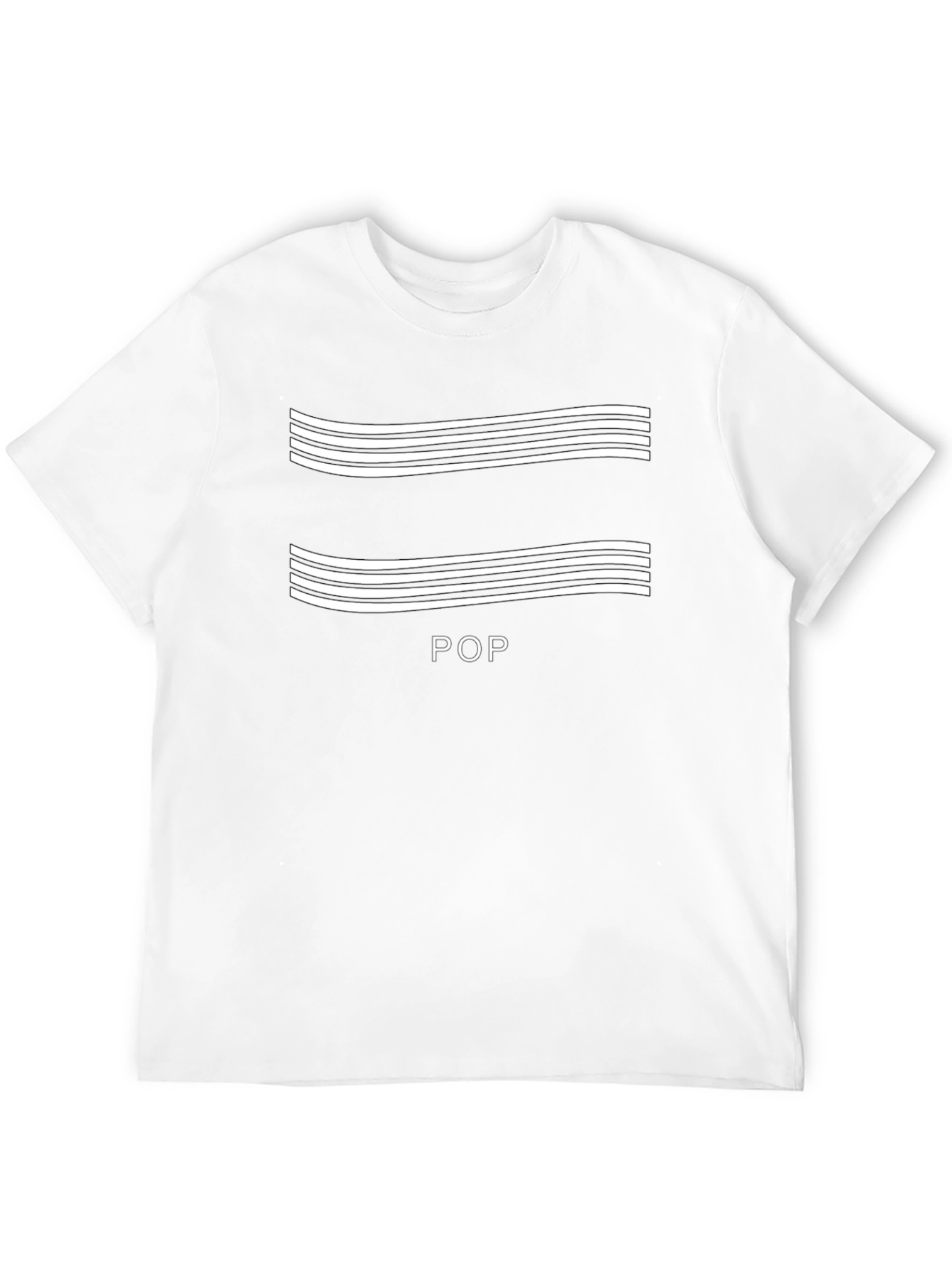 Black Pop Music Lover Tee - Black Graphic T-Shirt view 12