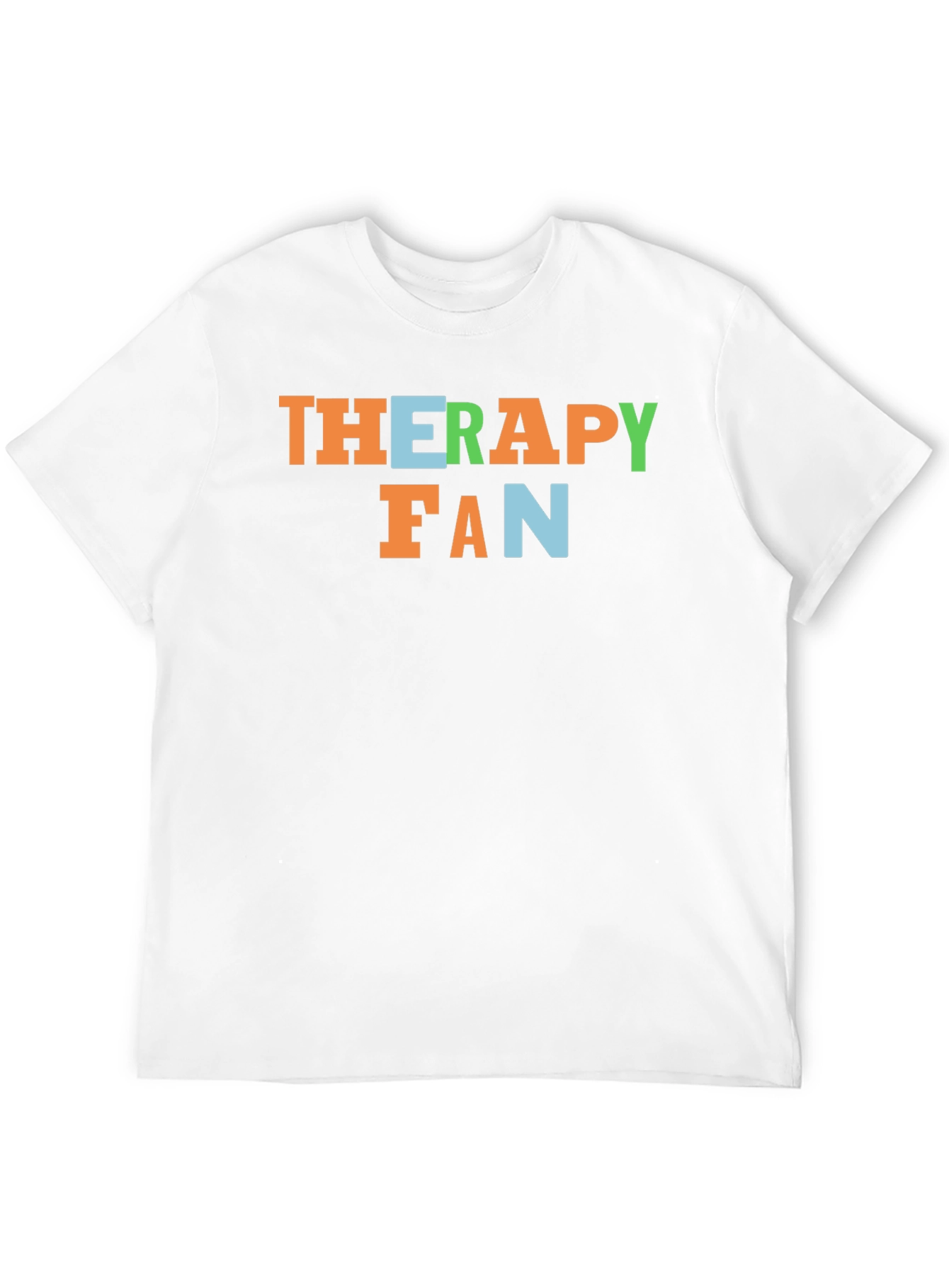 Black Therapy Fan Graphic Tee - Soft Cotton Blend view 12