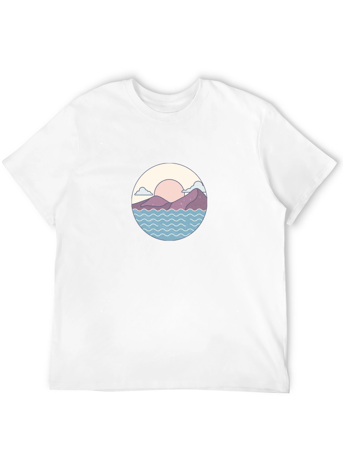 Sunset Wave Graphic Tee - 12