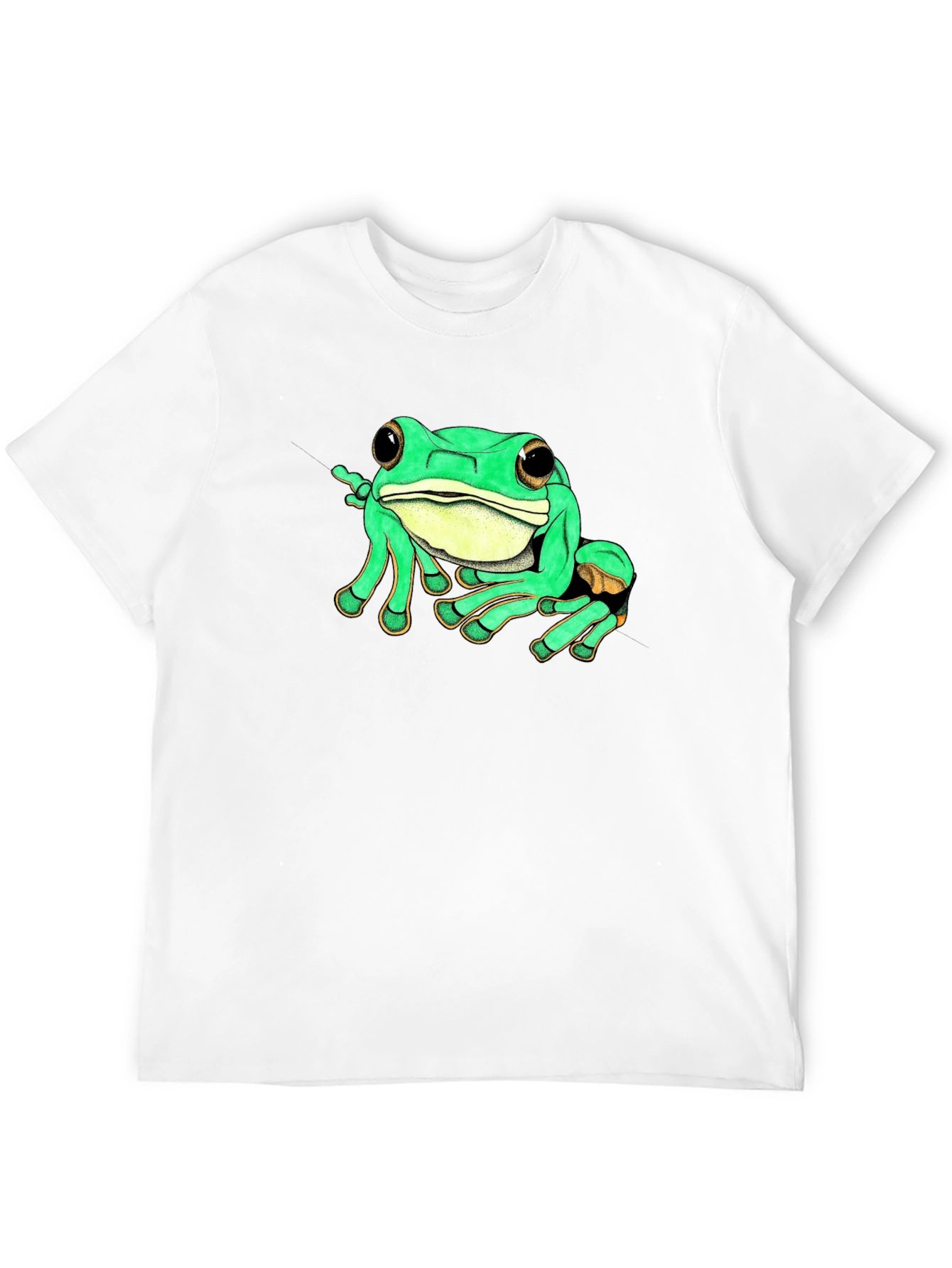Black Cool Frog Graphic Tee - Black view 12
