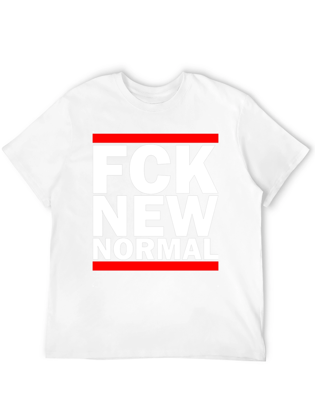 Black FCK New Normal T-Shirt - Bold Statement Tee view 12