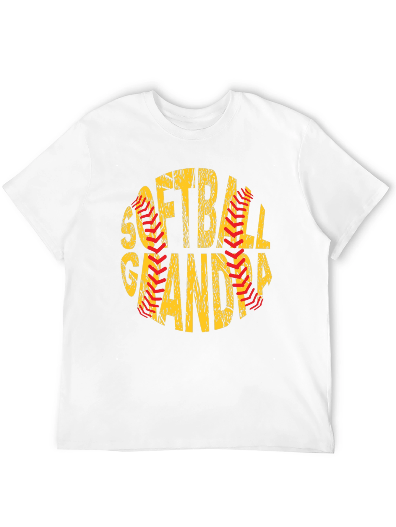 Black Softball Grandpa T-Shirt - Baseball Lover Gift view 12