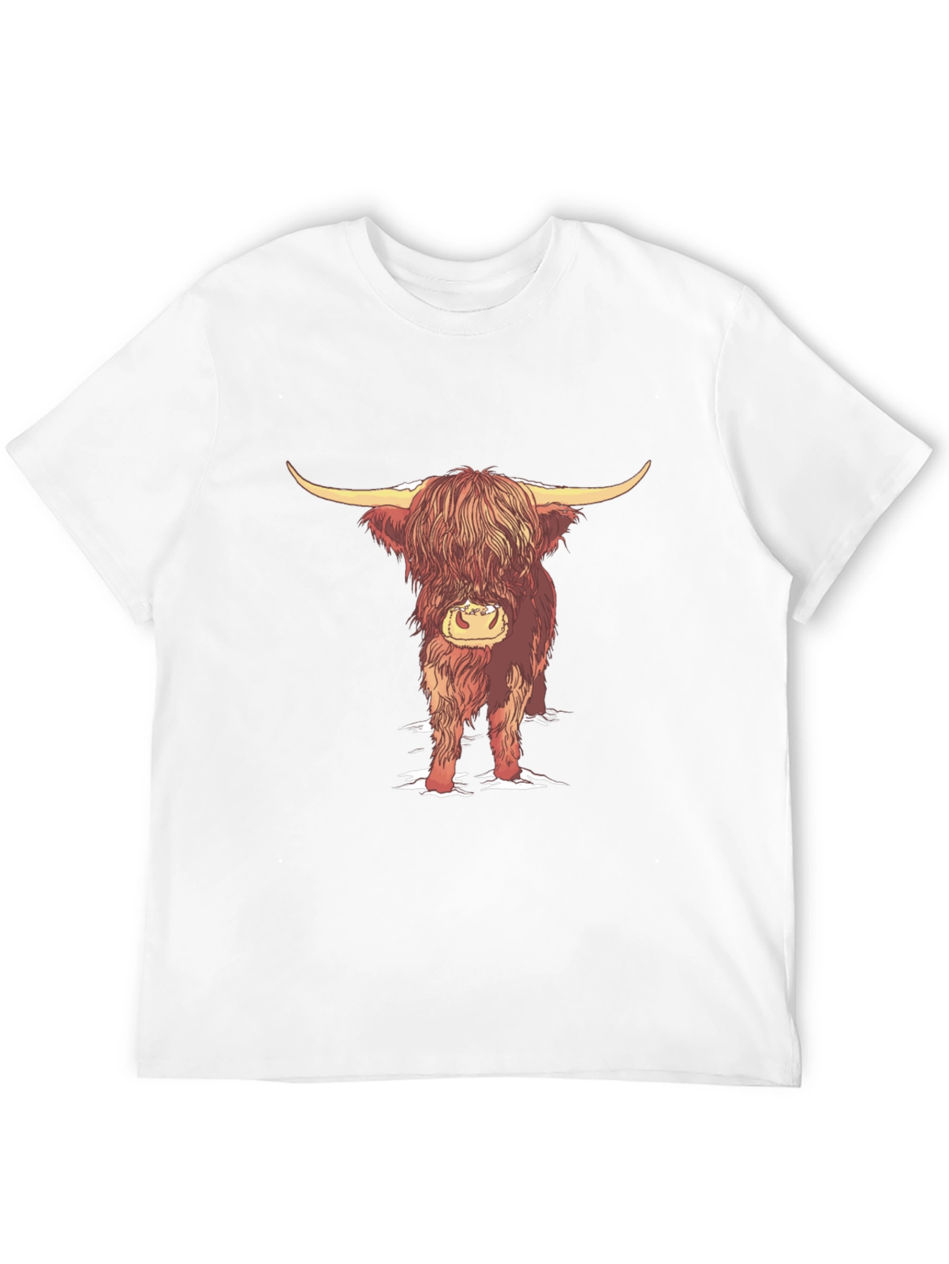 Black Highland Cow Graphic Tee - Black view 12