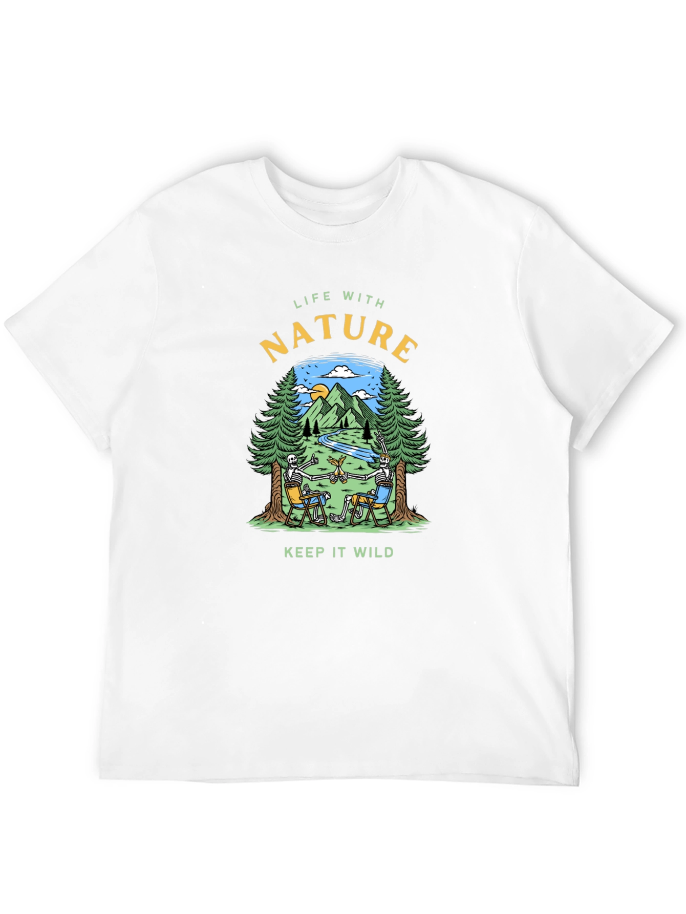 Black Life With Nature Graphic T-Shirt view 12
