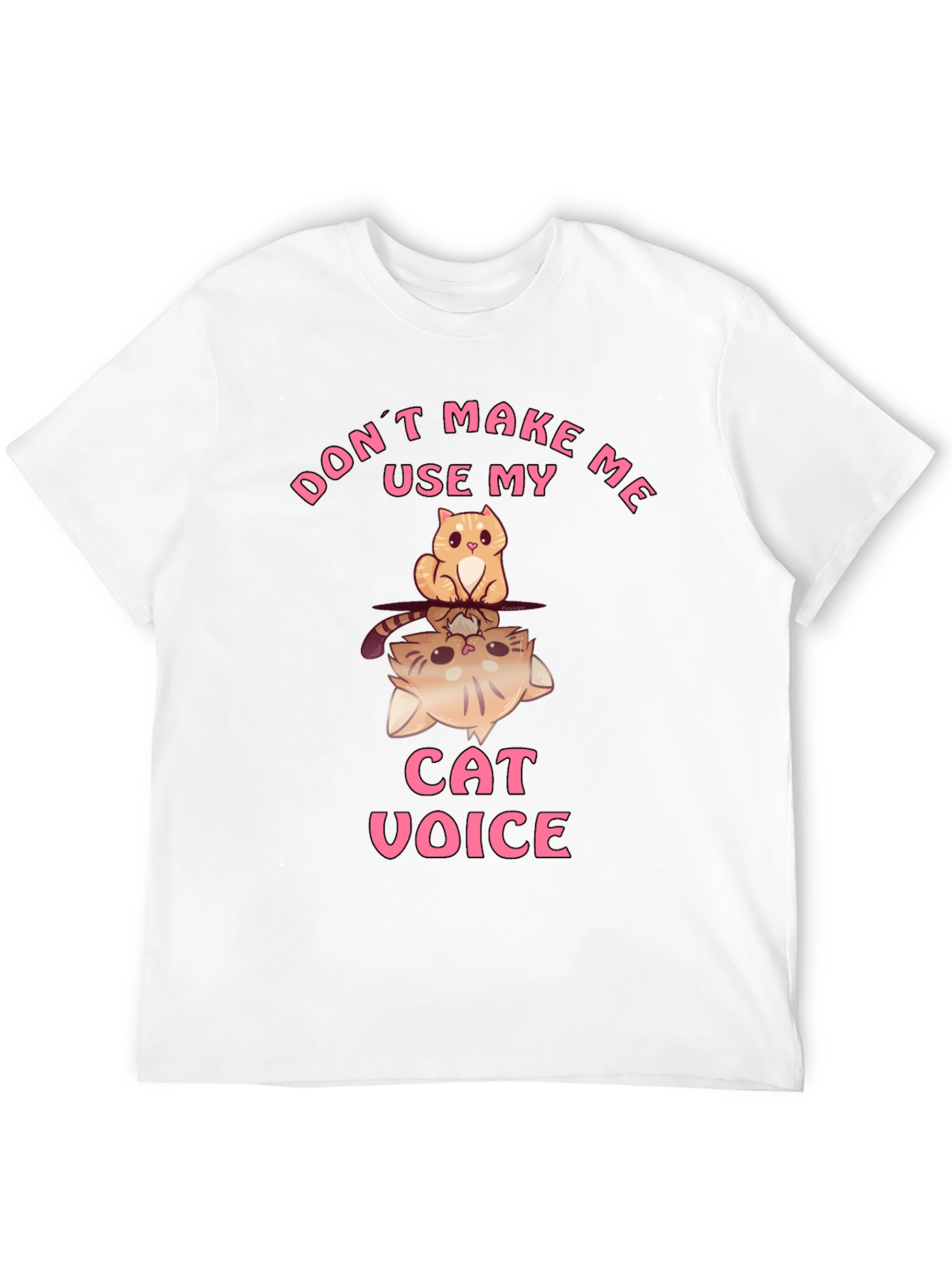 Black Don't Make Me Use My Cat Voice T-Shirt view 12