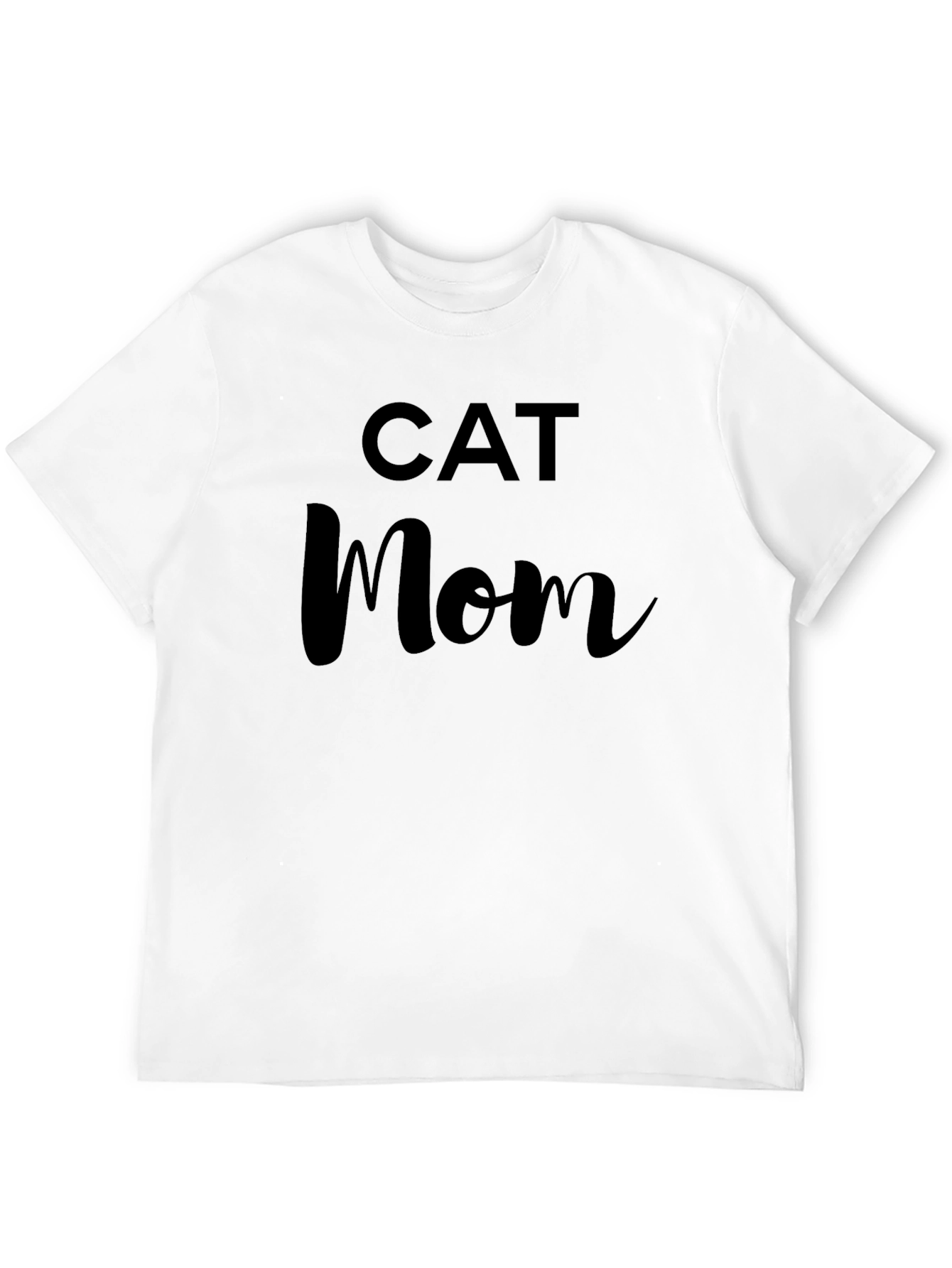 Black Cat Mom Black T-Shirt view 12