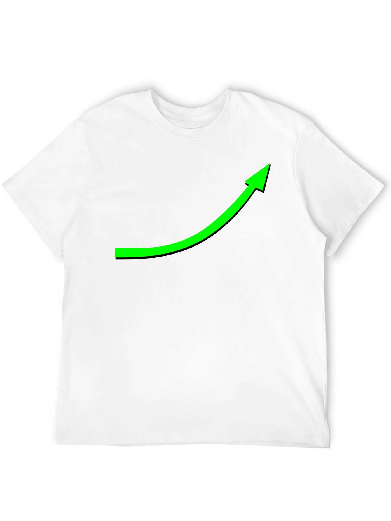 Black Upward Trend Tee - Black T-Shirt view 12