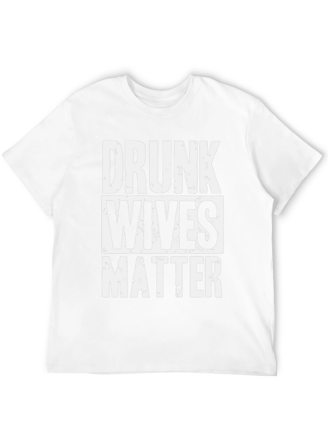 Black Drunk Wives Matter Graphic T-Shirt view 12