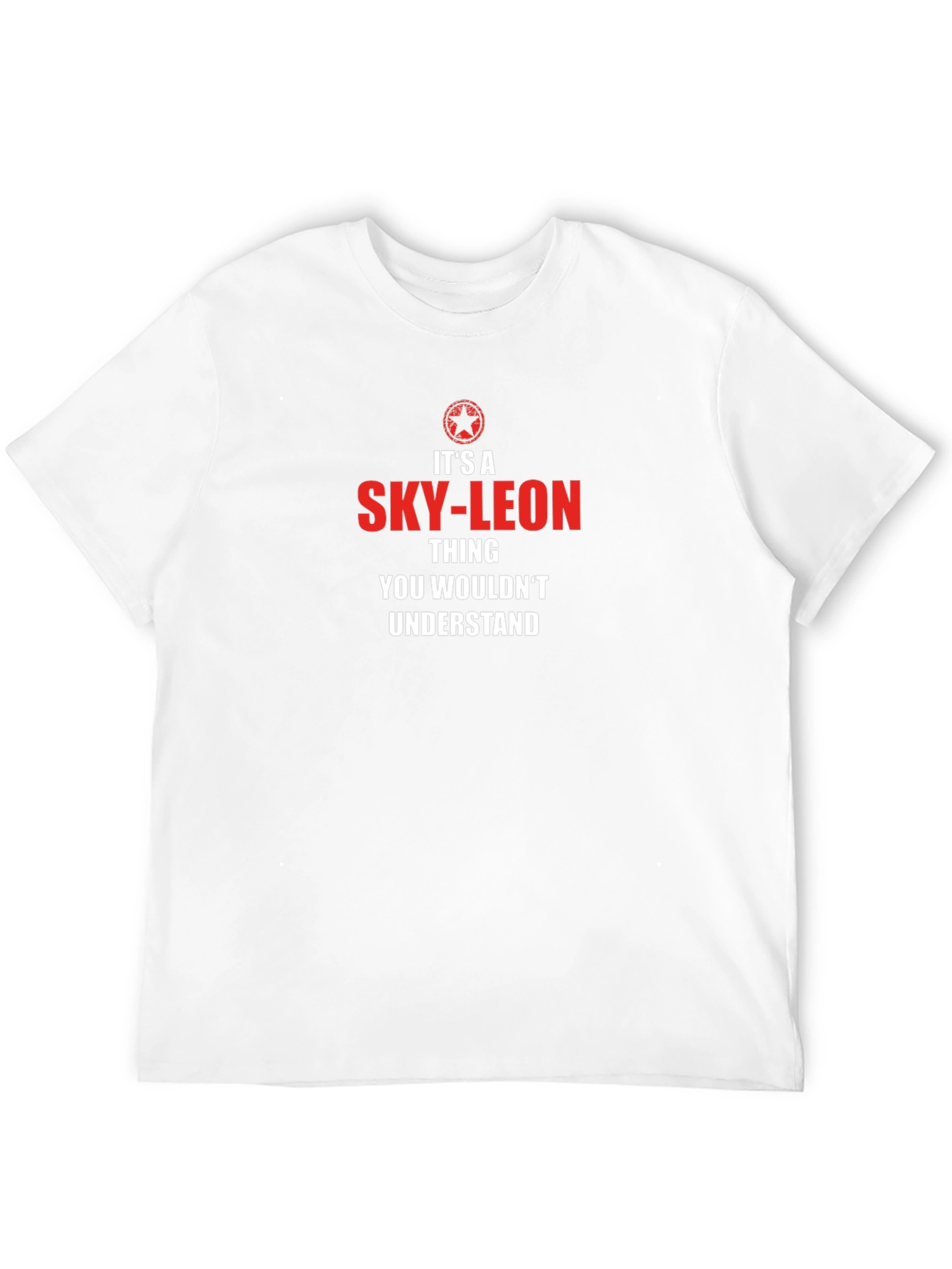 Black It's a Sky-Leon Thing T-Shirt view 12