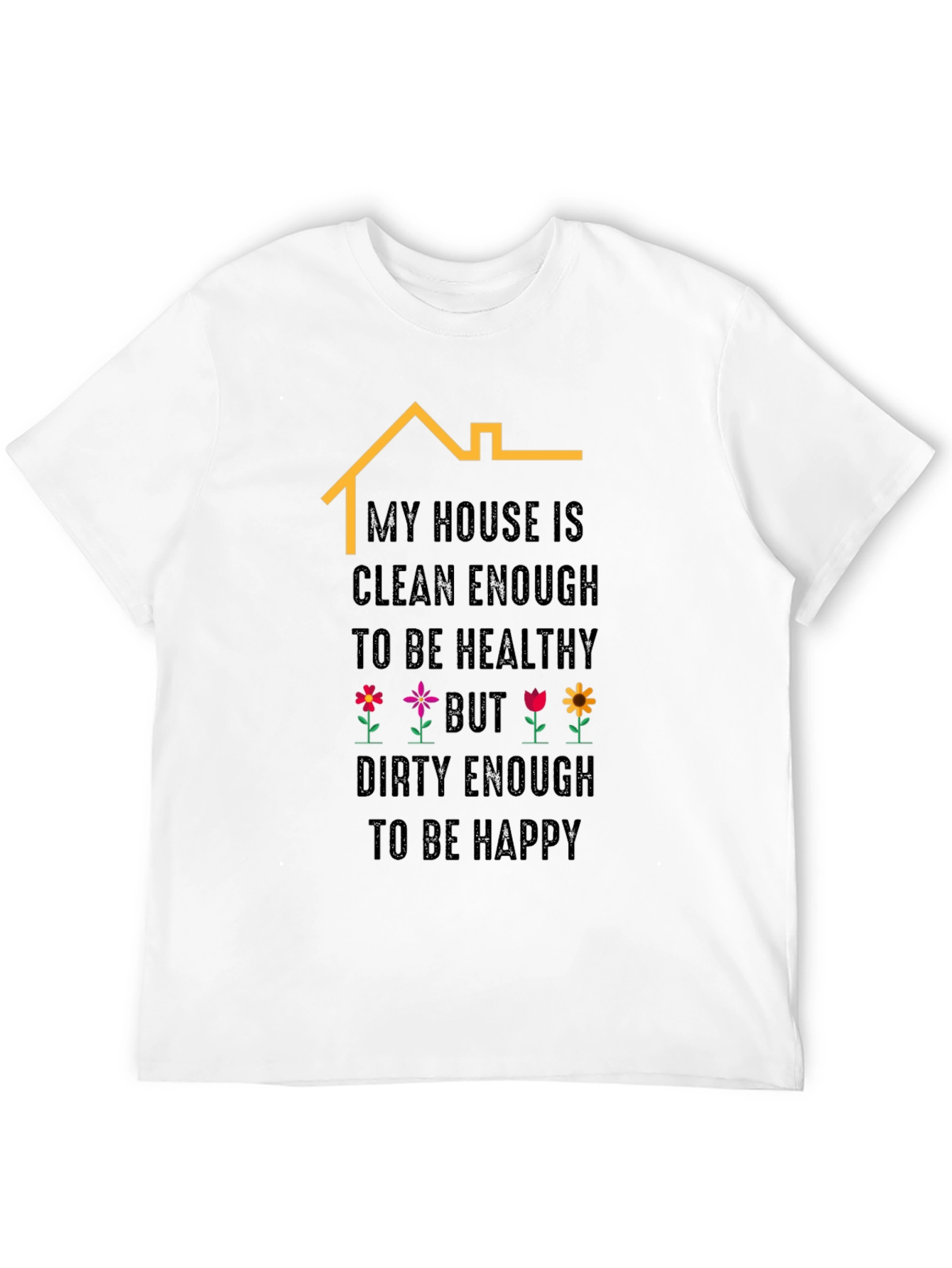 Black Funny House Cleaning T-Shirt view 12