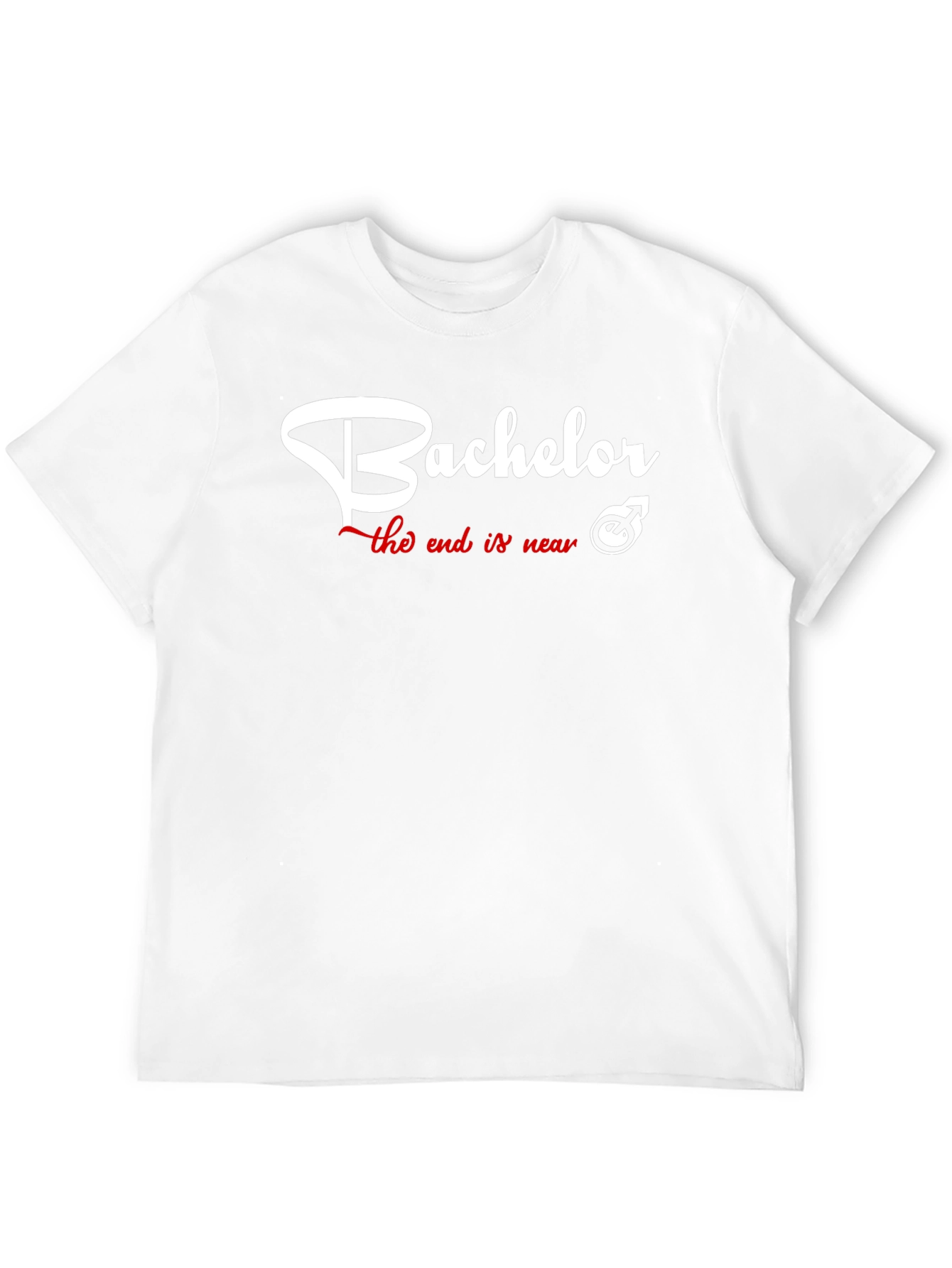 Black Bachelor The End Is Near Graphic T-Shirt view 12