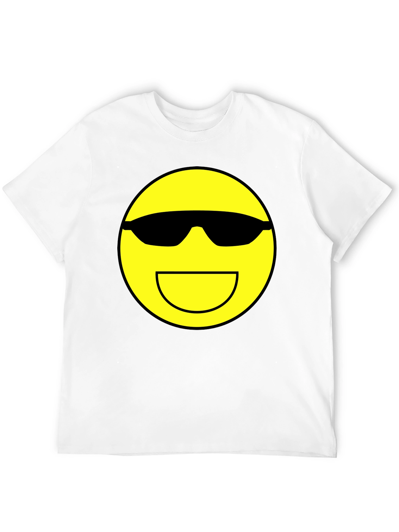 Black Cool Emoji Graphic Tee - Black view 12