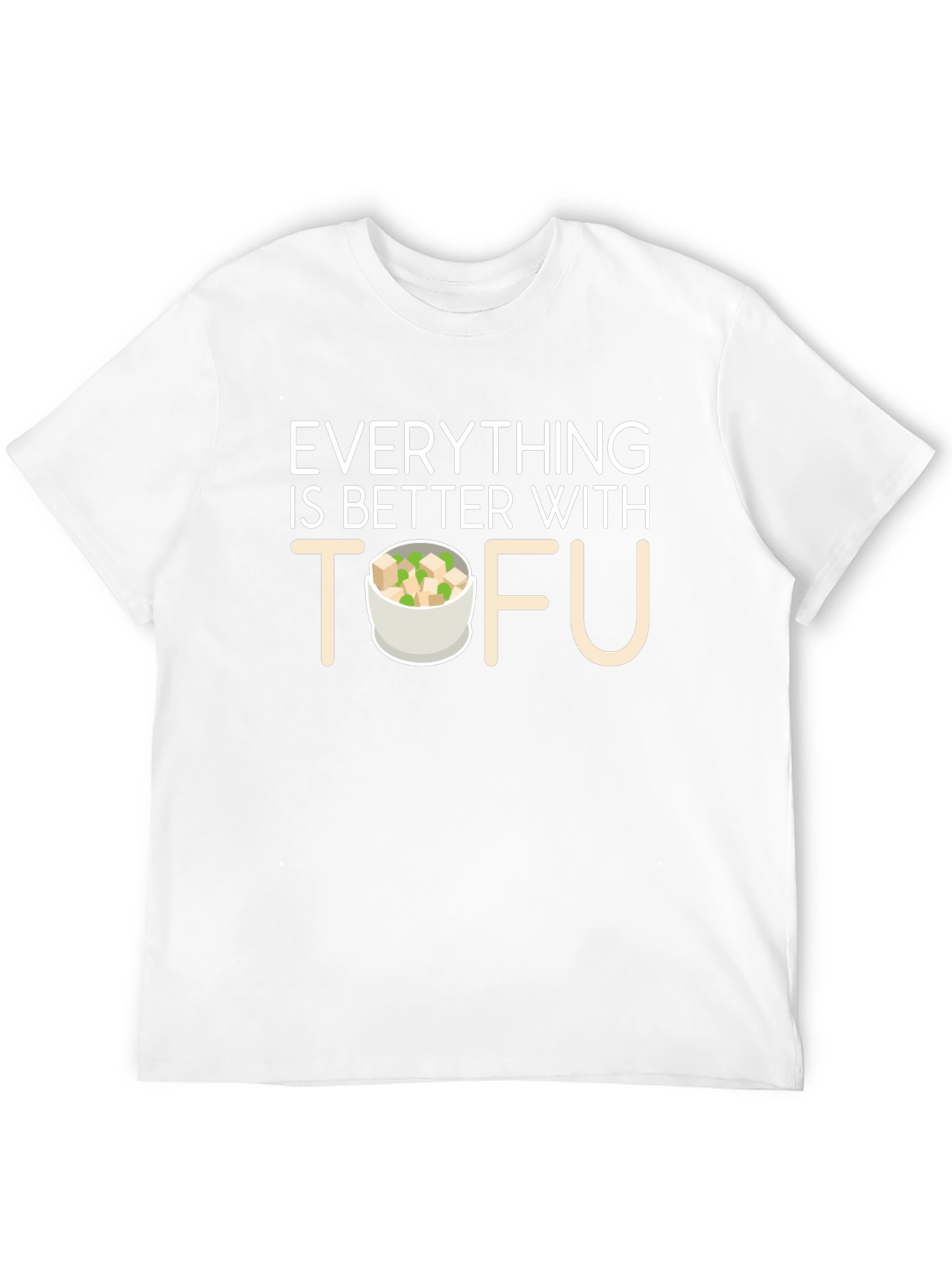 Black Everything is Better with Tofu T-Shirt view 12