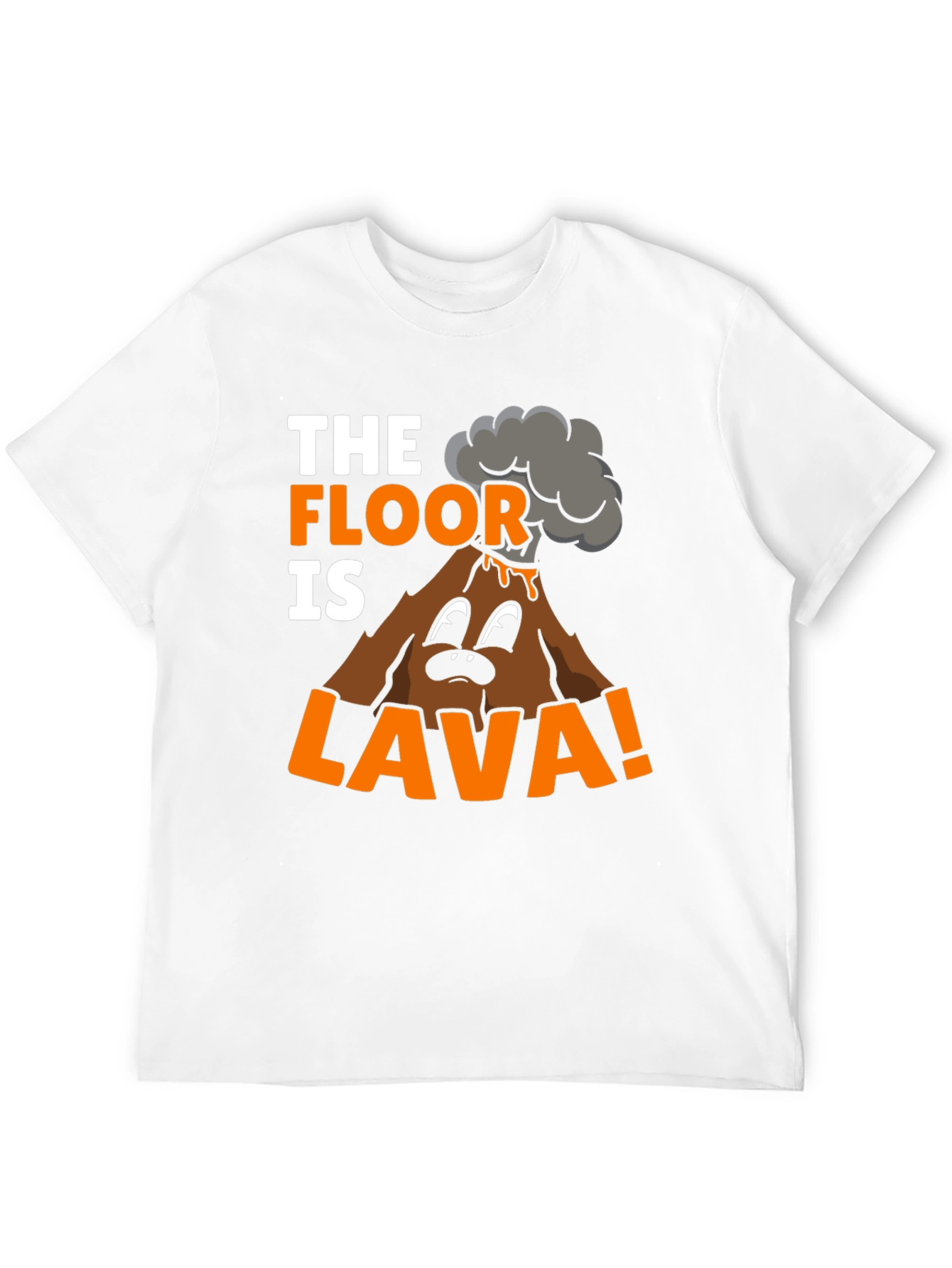 Black The Floor Is Lava Graphic T-Shirt view 12