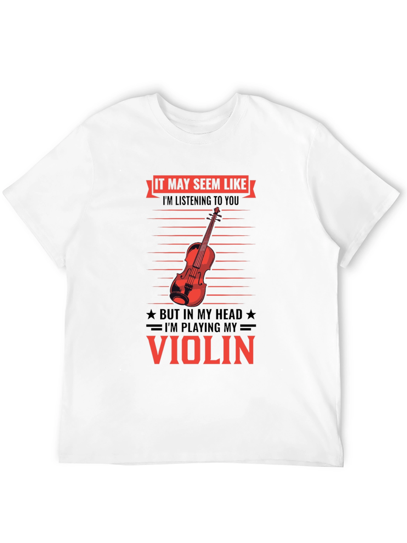 Black Violin Player T-Shirt - Funny Music Lover Tee view 12