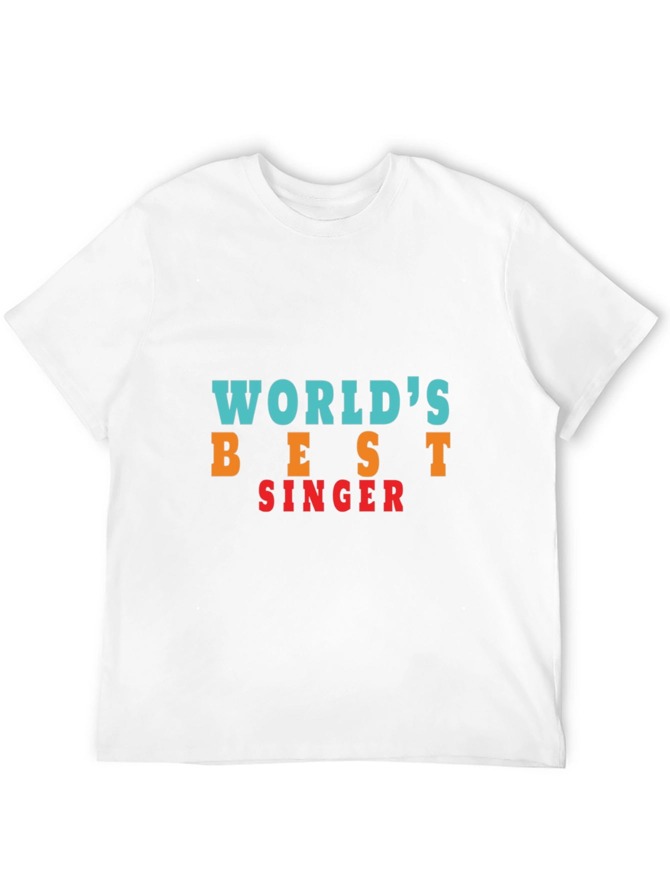 Black World's Best Singer Black T-Shirt view 12