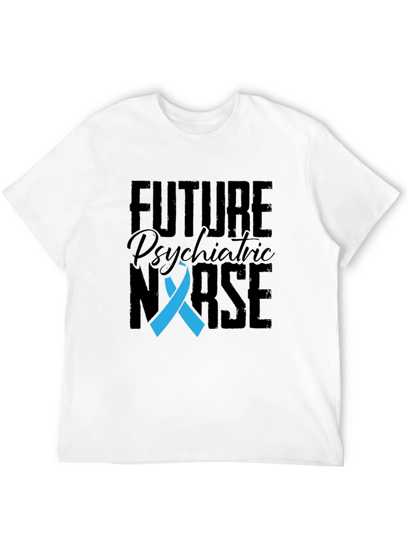 Black Future Psychiatric Nurse T-Shirt view 12