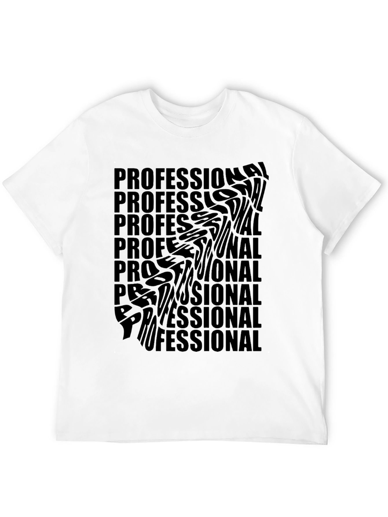 Black Professional Statement T-Shirt - Soft Cotton Blend view 12
