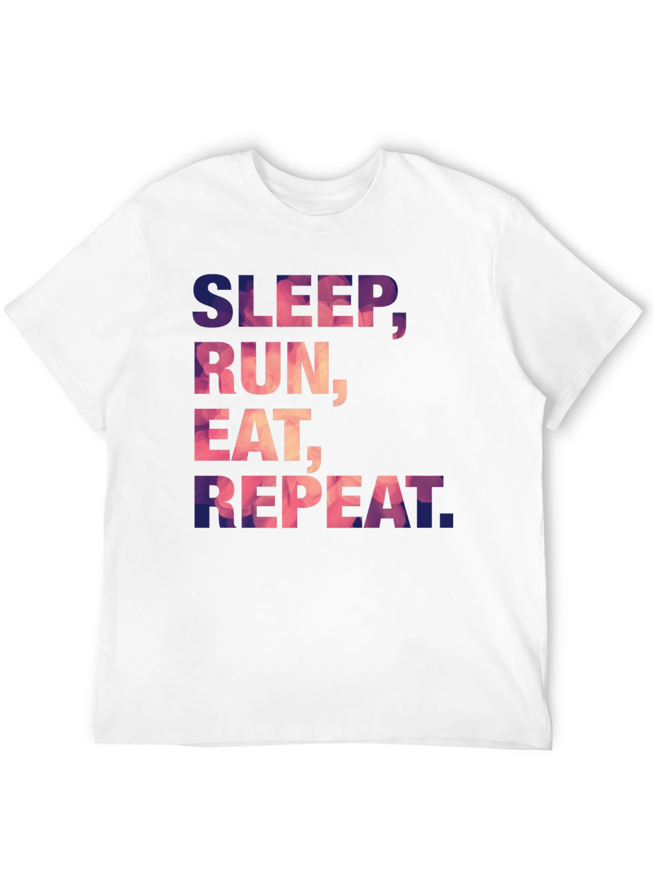 Black Sleep Run Eat Repeat Graphic Tee view 12
