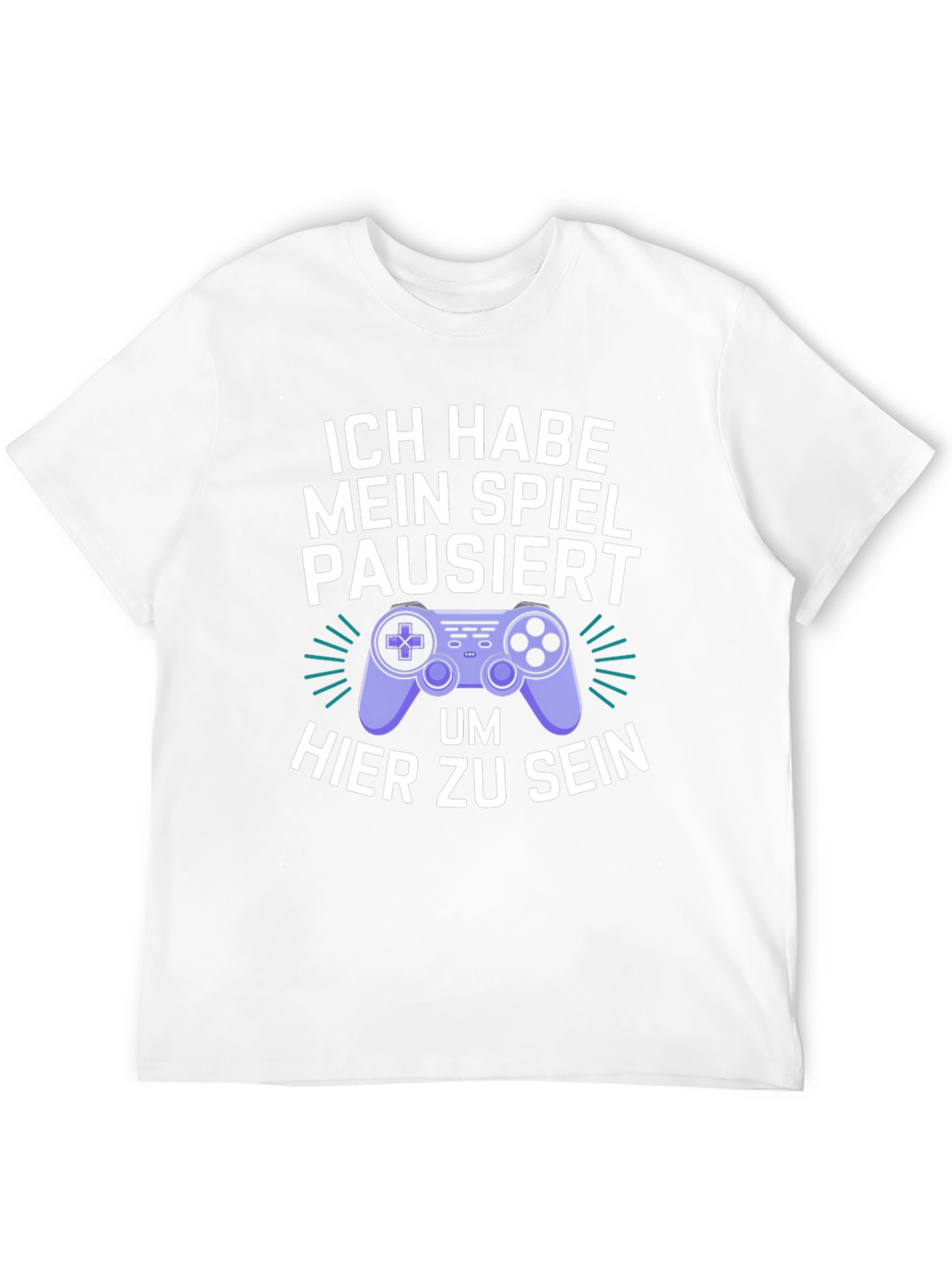 Black Gamer Humor T-Shirt - I Paused My Game view 12