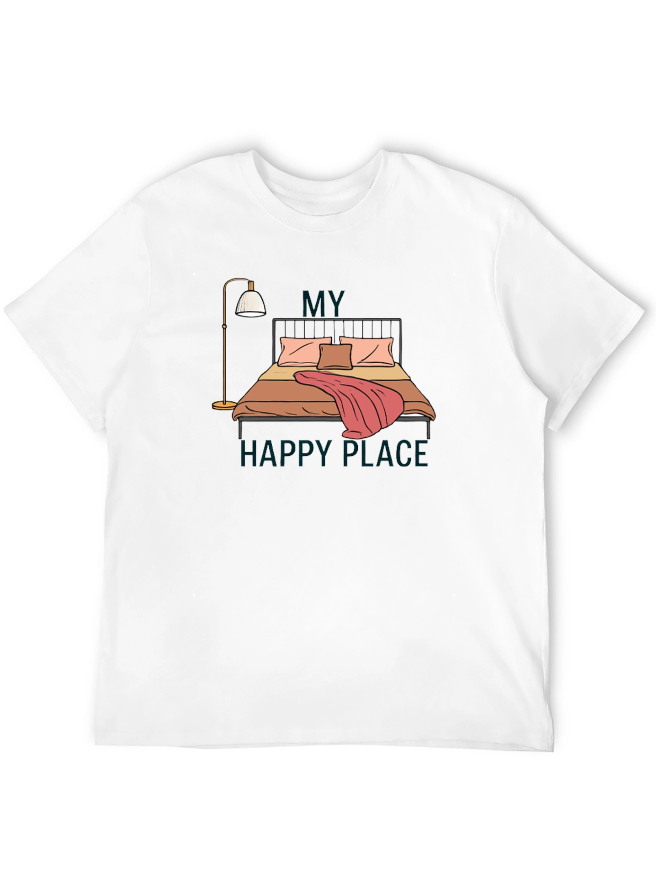 Black My Happy Place Graphic Tee - Comfort Zone T-Shirt view 12