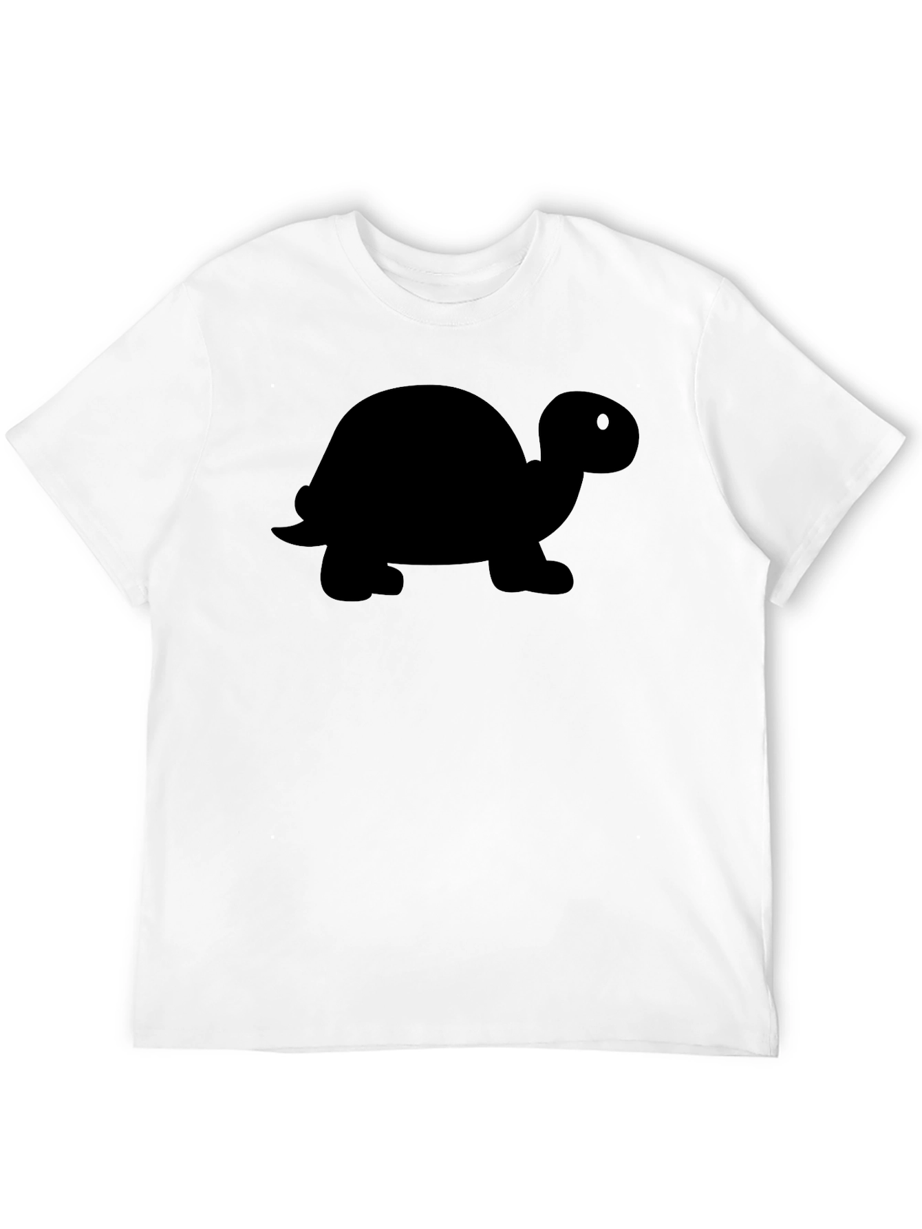 Black Cool Turtle Silhouette T-Shirt - Men's Black Tee view 12