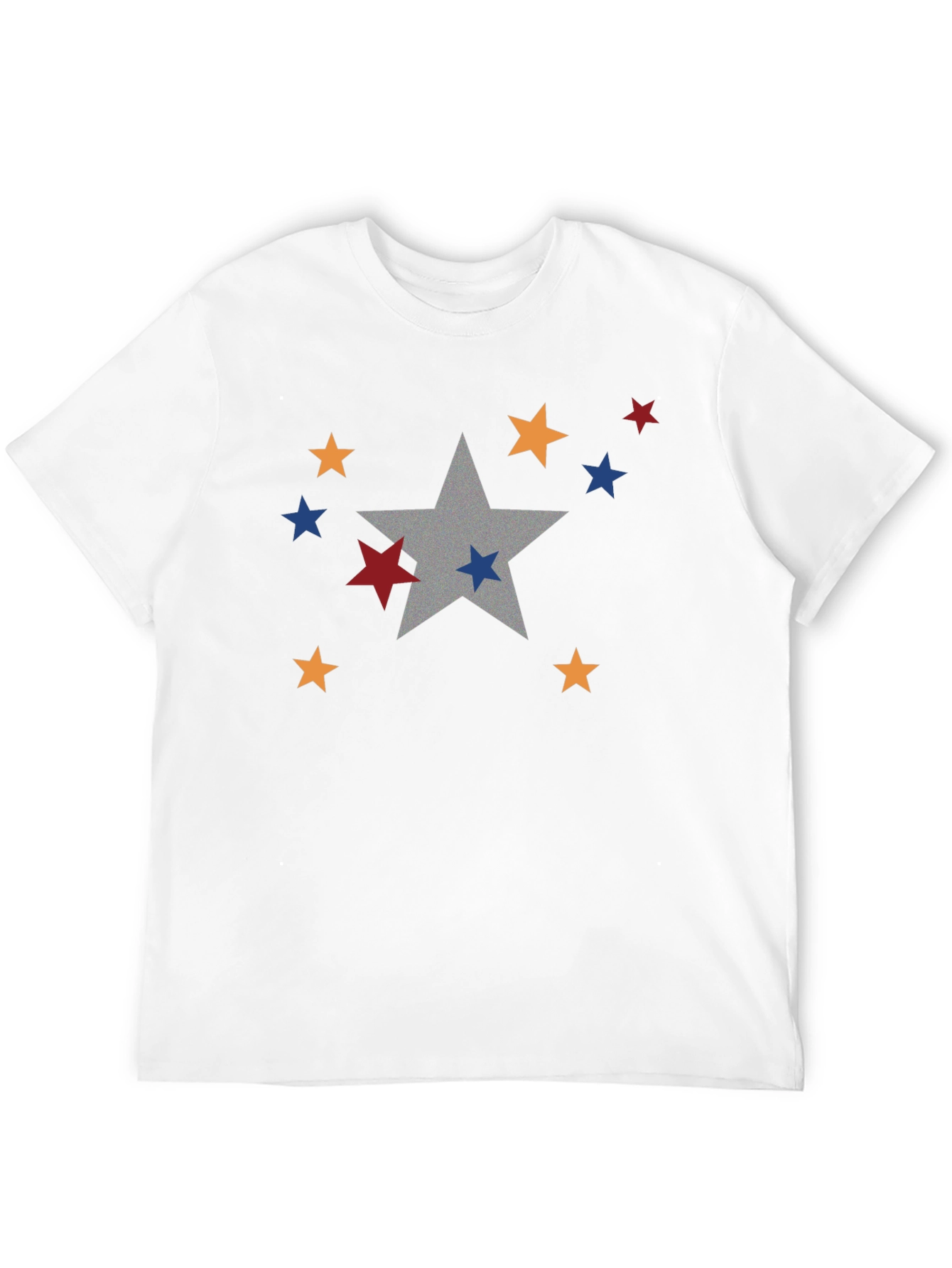 Black Starry Black T-Shirt - Casual Style view 12