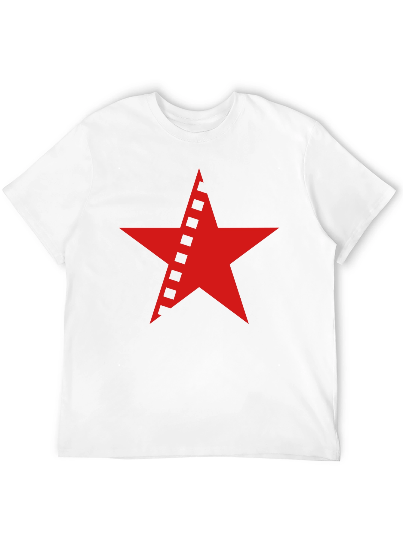 Black Red Star Graphic Black T-Shirt view 12