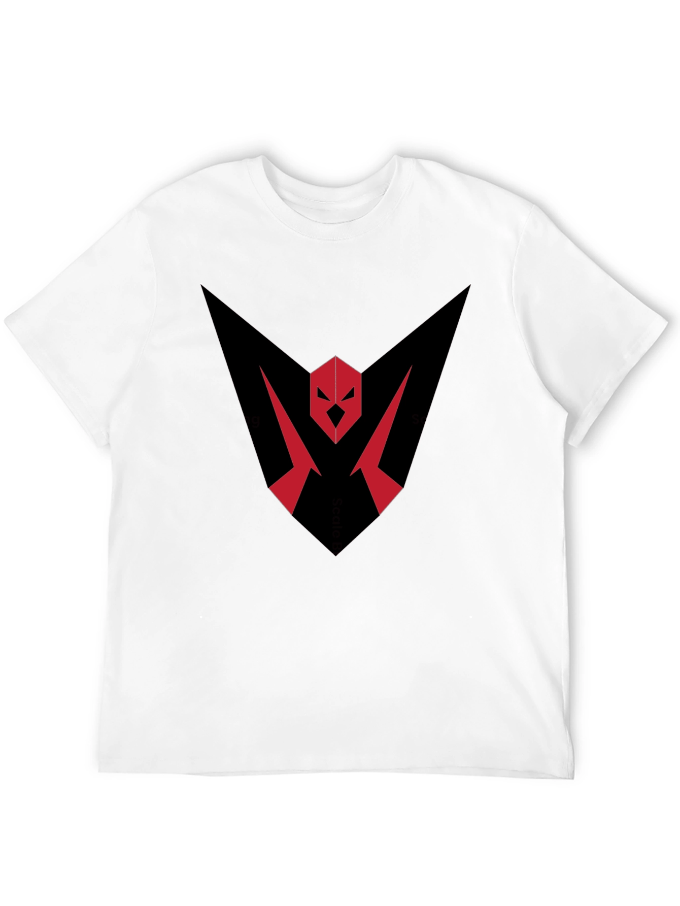 Black Bold Graphic Tee - Red & Black view 12