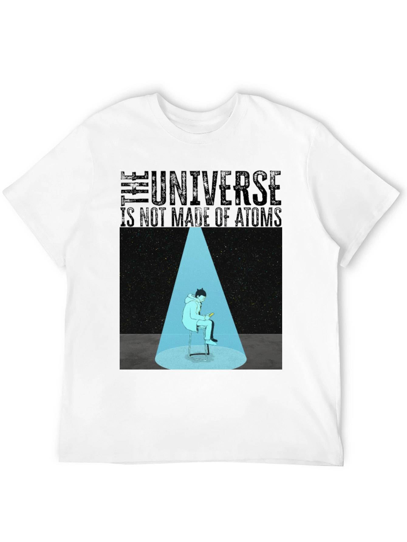 Black The Universe Tee: Atomic Insight Graphic T-Shirt view 12