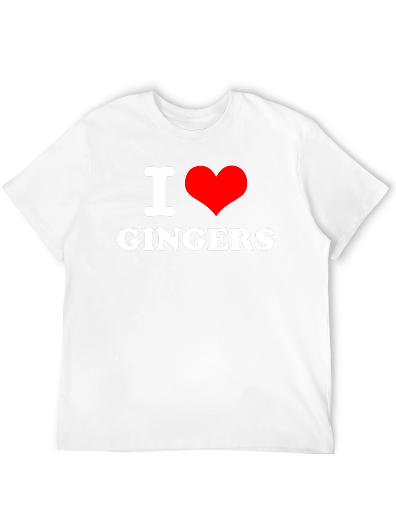 Black I Heart Gingers Black T-Shirt view 12