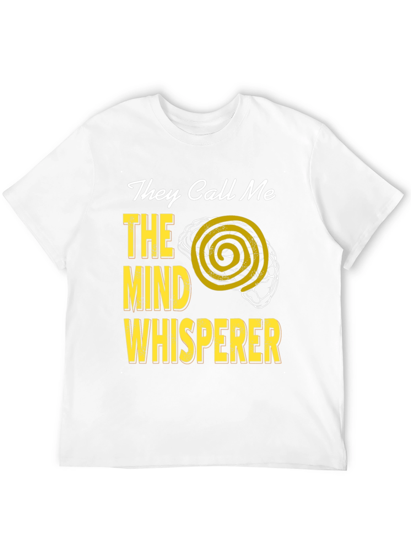 Black Mind Whisperer T-Shirt - Funny Psychology Tee view 12